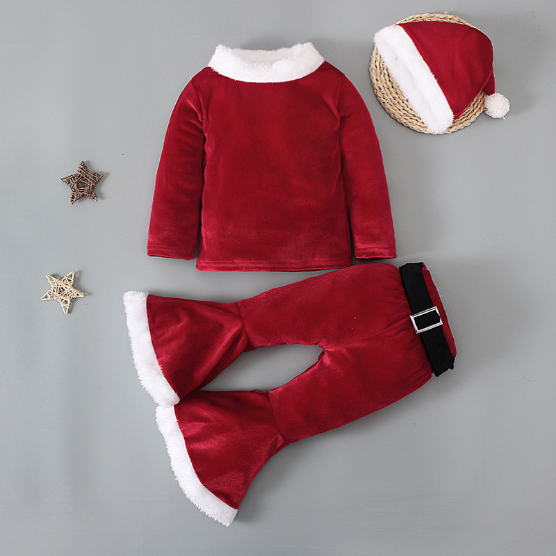 LAST DAY for Buy 1 Get 1 Free Hat🔥-Santa Baby Christmas Theme Holiday Bell Set
