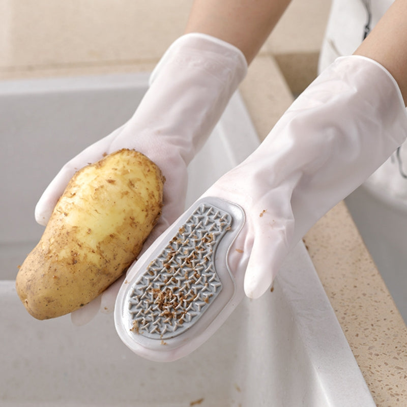 Peeling Potatoes Cleaning Gloves Vegetables Fruit Skin Scraping Fish Scales Peelers Gloves Kitchen Gadget
