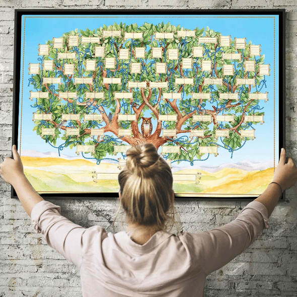 Last Day 49% Off - 👩‍👩‍👧‍👧Family Tree Chart Diy Gift