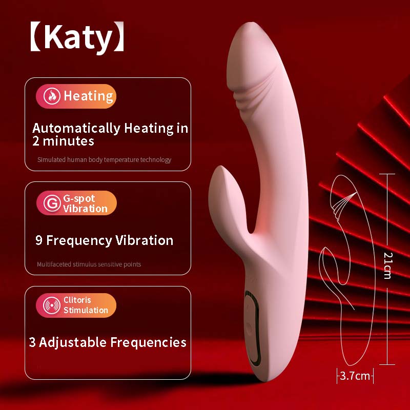 Double Head Powerful Clit Sucker Heating Vagina Massager Adult Only Sex Toys