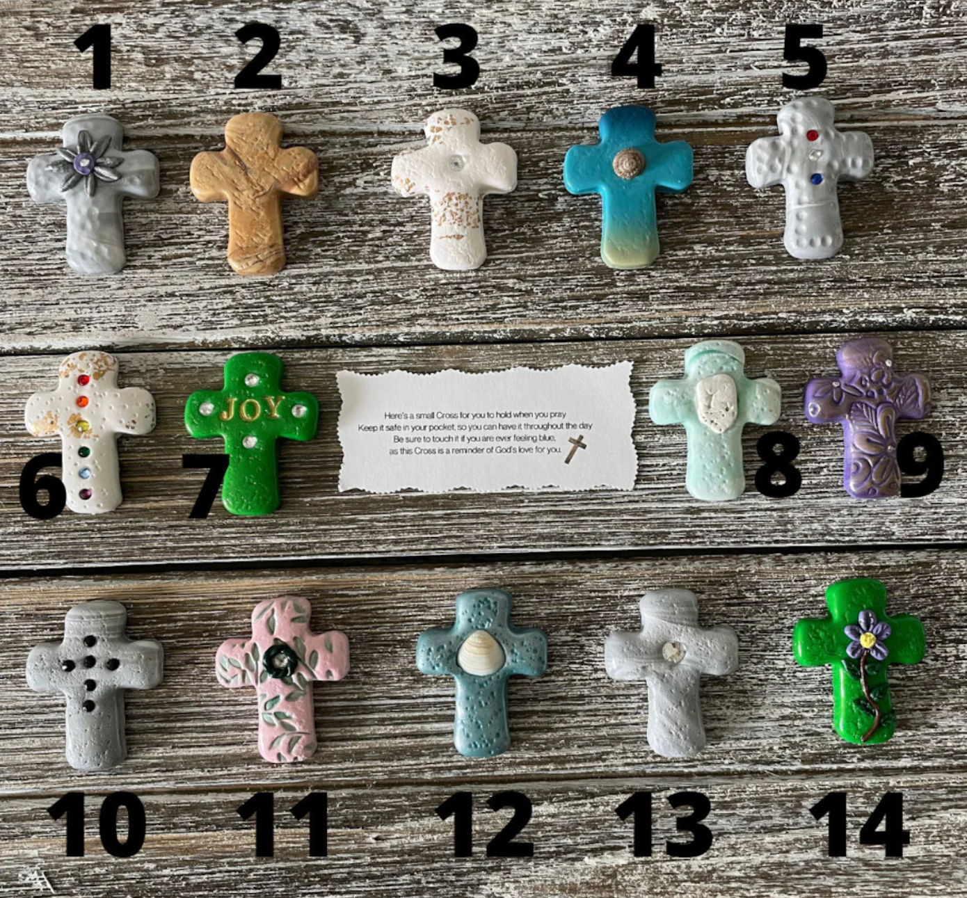 💕 Healing Pocket Cross for Prayer