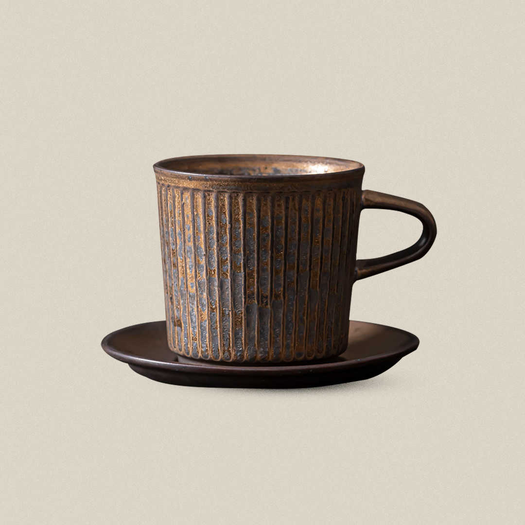 Handmade Vintage Style Exquisite Ceramic Coffee Cup (Random Pattern)