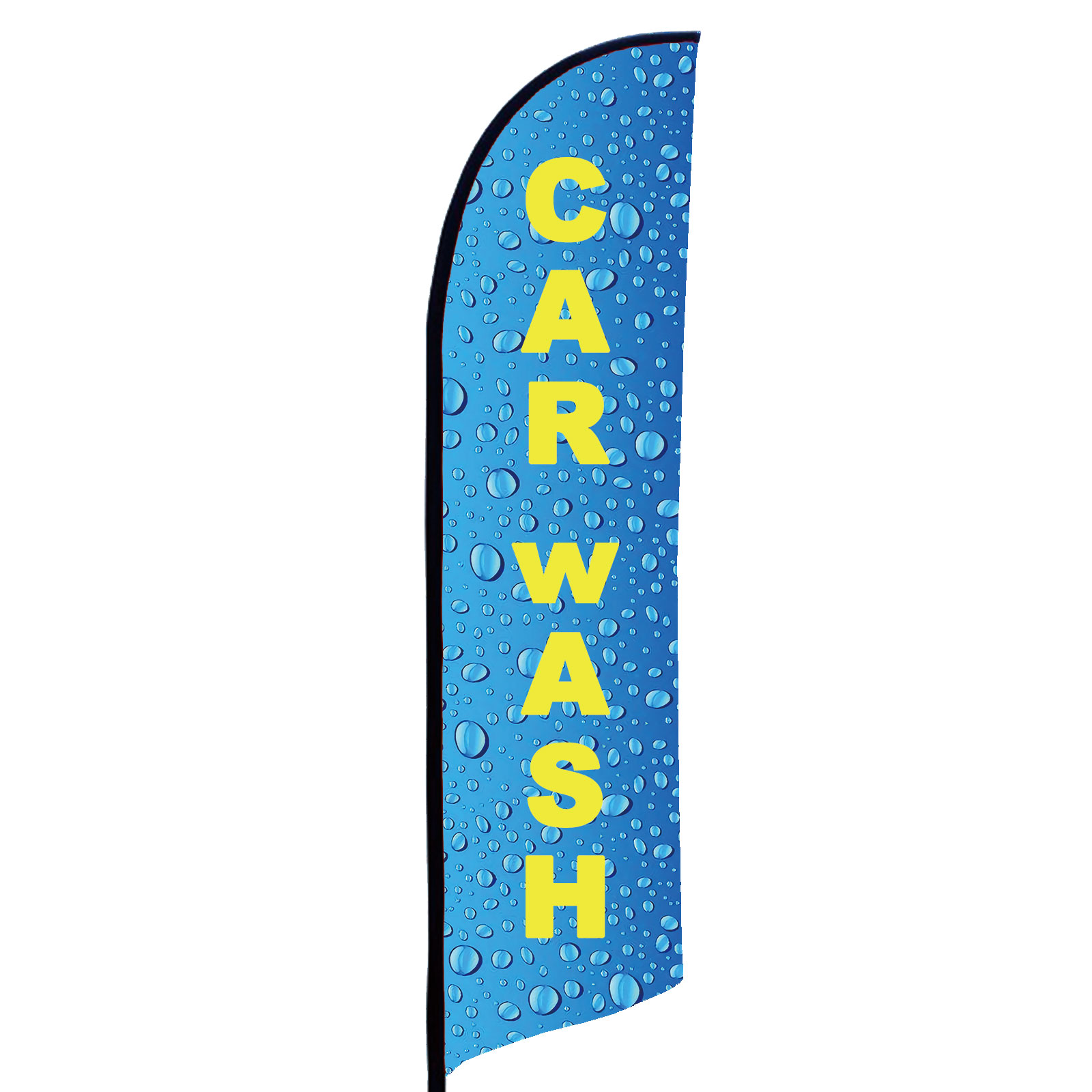 CAR WASH Advertising Feather Flags for Business(flag only)