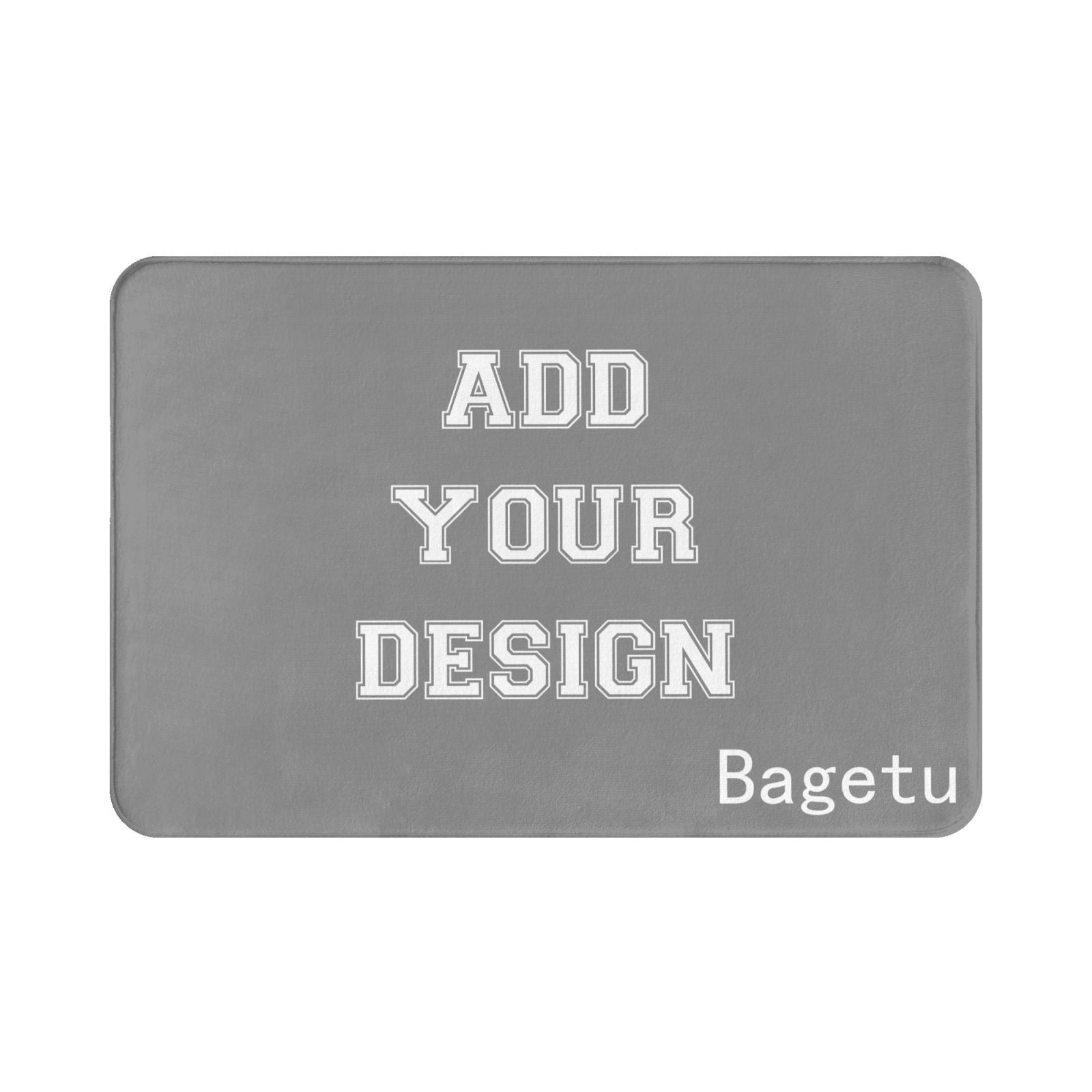 Bagetu Custom Flannel Rugs Personalized Bath Rug