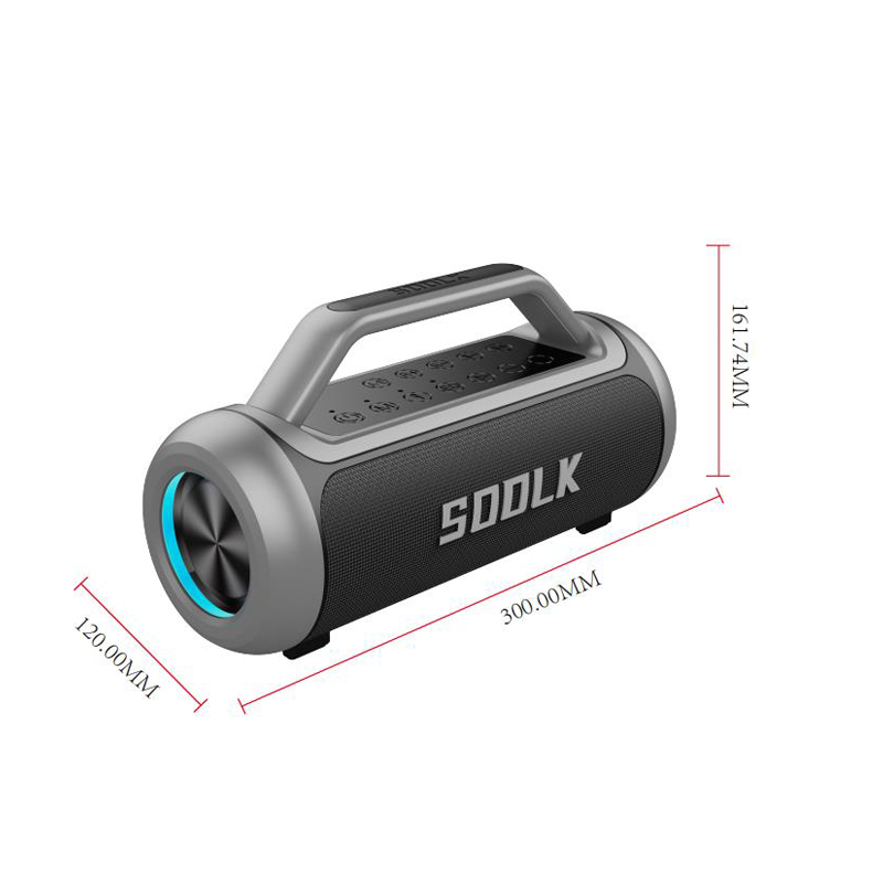 SODLK T80K 100 W Loudest Bluetooth Speakers With Mic And IPX5-6