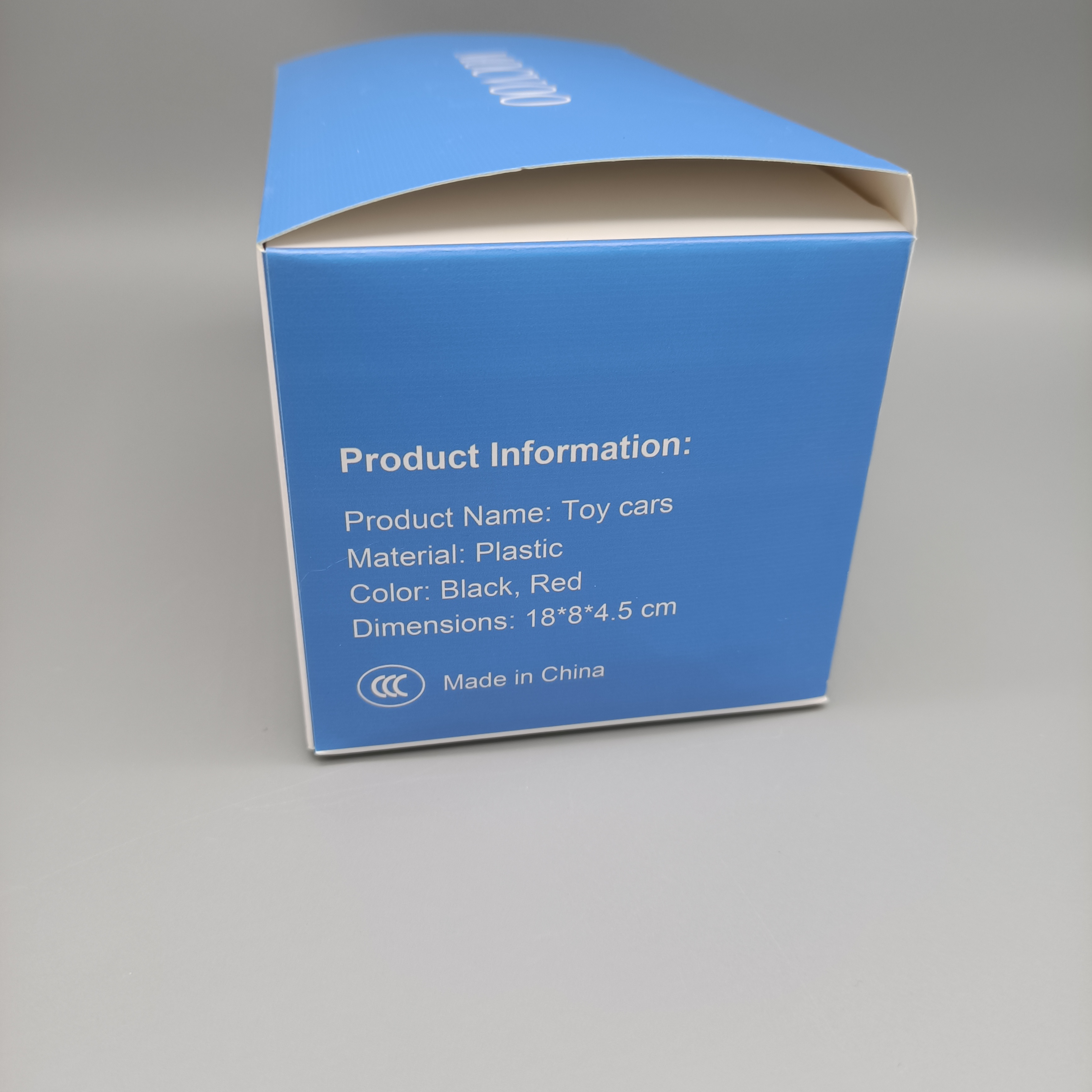 MOCVOO Black and Red Plastic Toy Race Cars for Kids - Set of 1