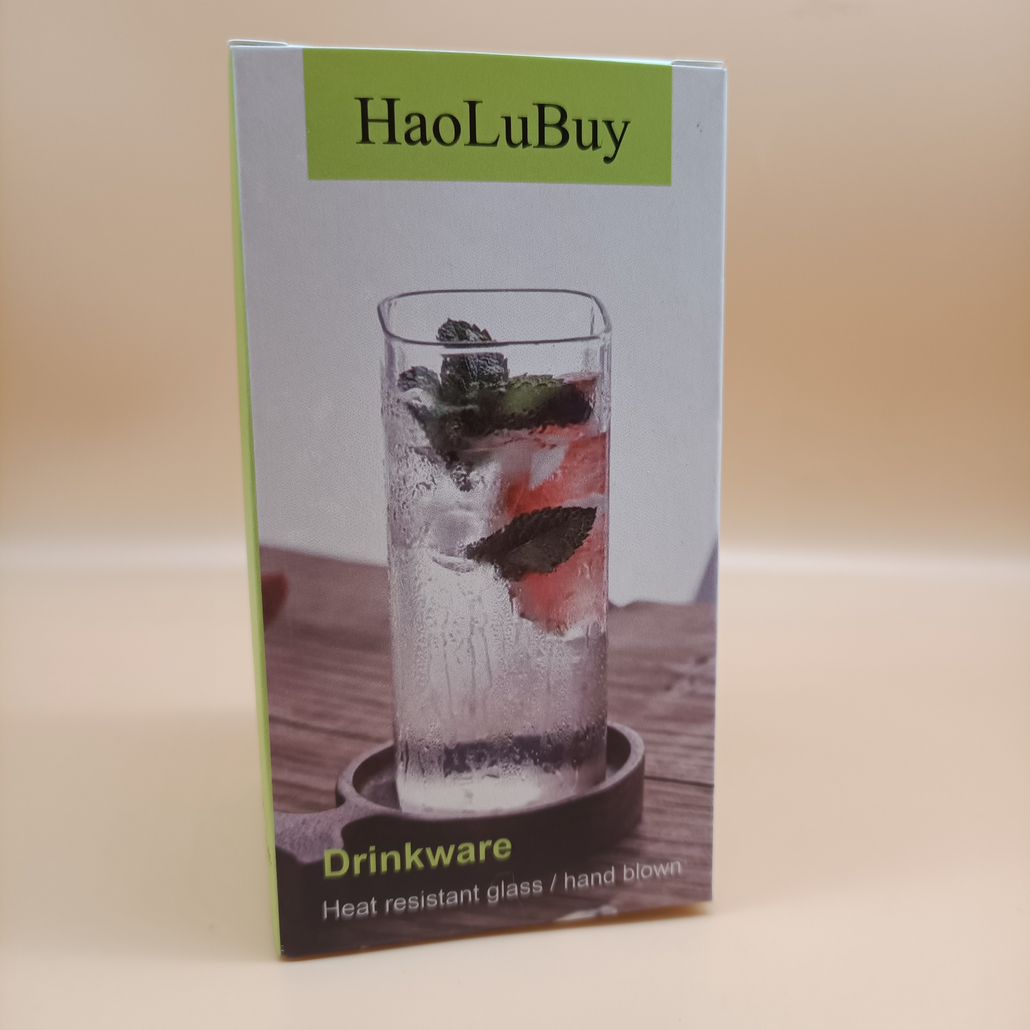 HaoLuBuy Drinkware,High Heat Resistant Glass Mug, Microwave and Dishwasher Safe, Suitable for Tea and Coffee