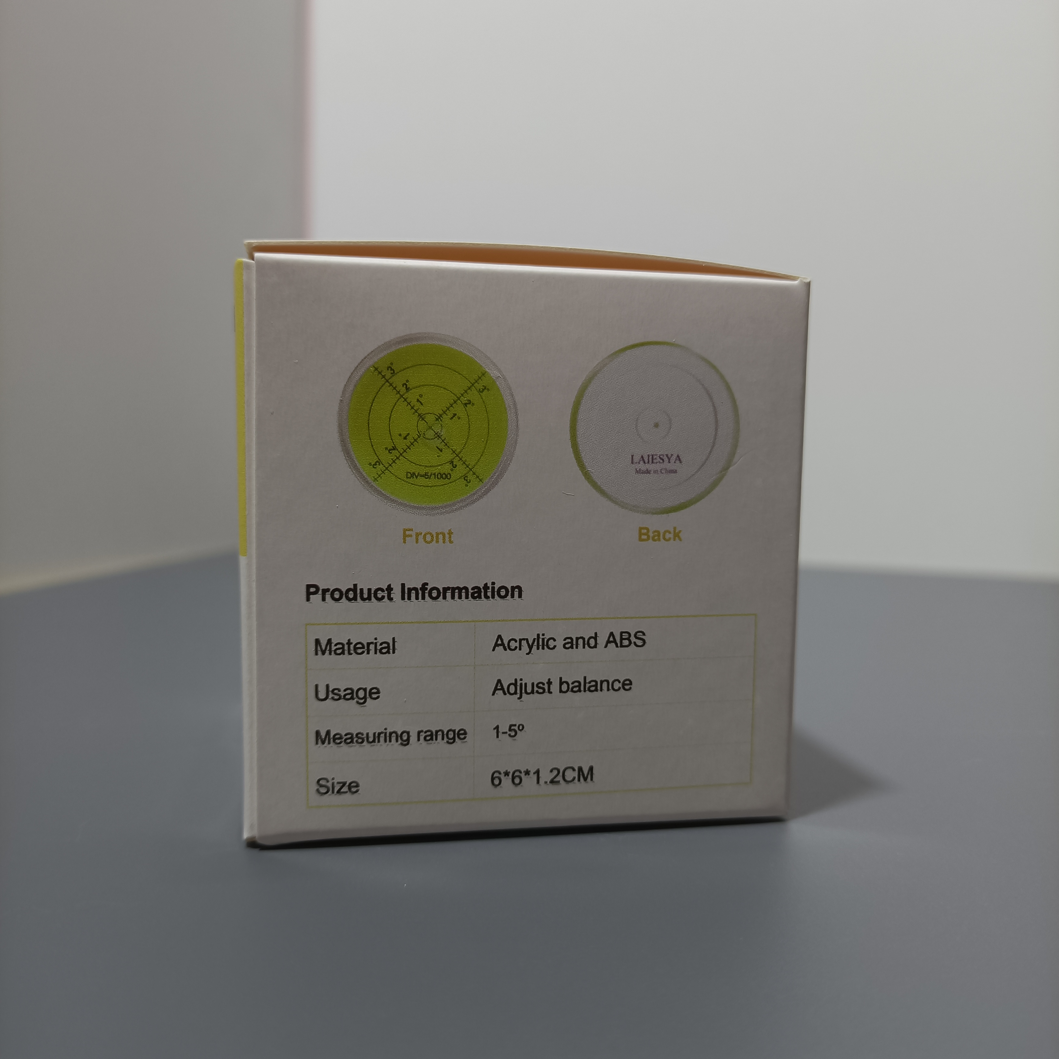 LAIESYA Bubble levels, smooth and wear-resistant, precise measurement, suitable for engineering measurement