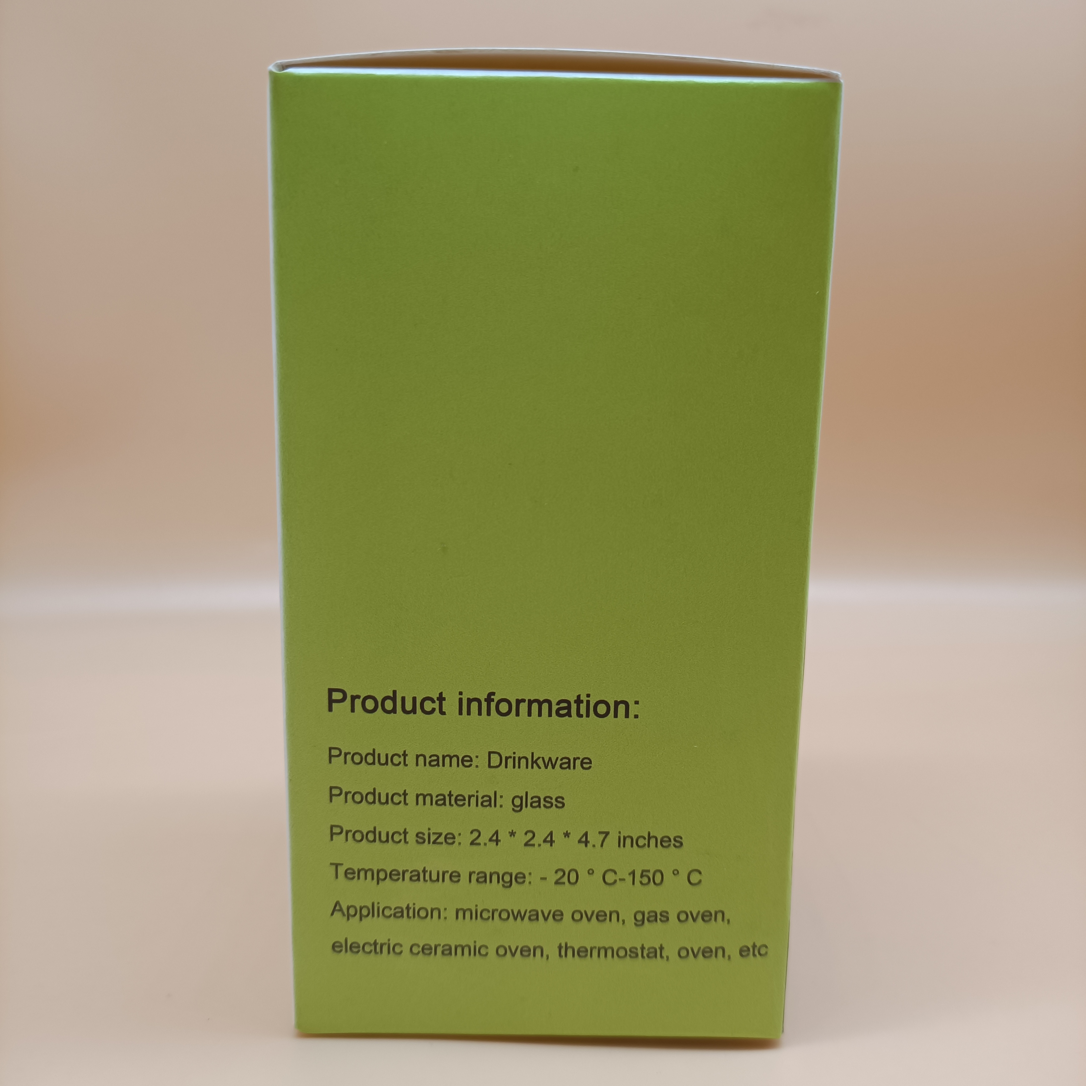 HaoLuBuy Drinkware,High Heat Resistant Glass Mug, Microwave and Dishwasher Safe, Suitable for Tea and Coffee