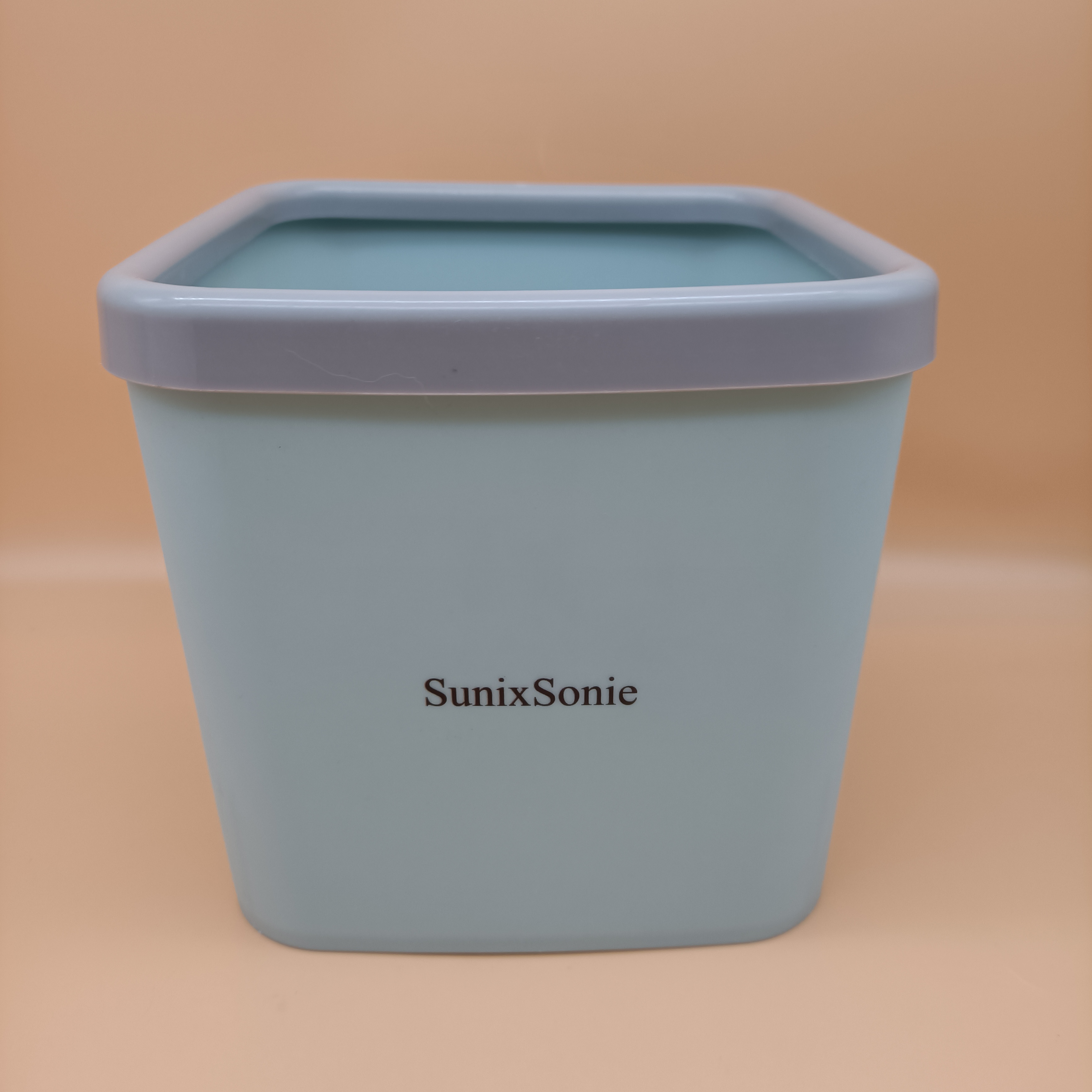 SumicSome Garbage cans,Mini Trash Can For Bathroom,Office,Kitchen,Desk,Coffee Blue