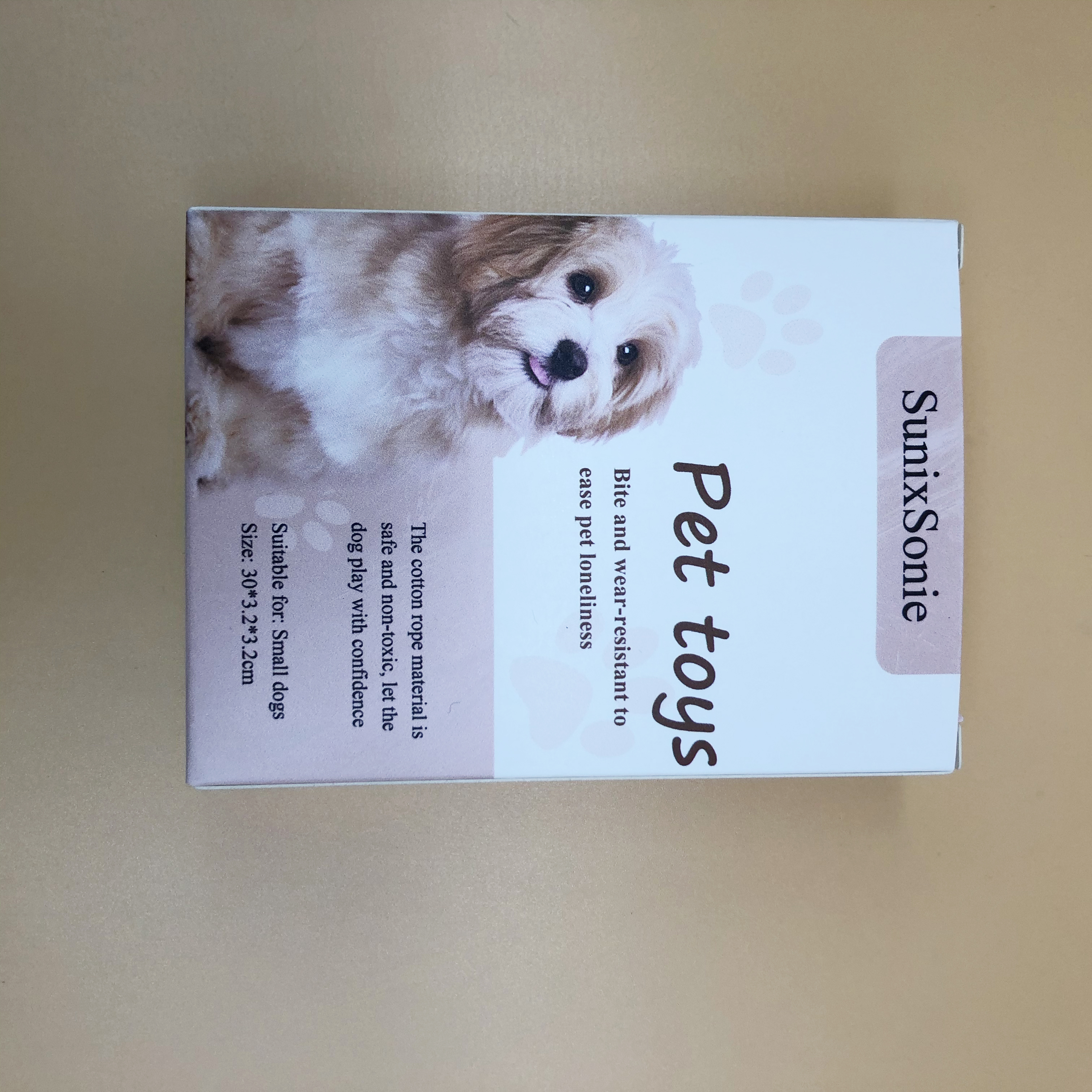 SumicSome pet toys, 1PCS Color Rope Dog Cotton Rope, Dog Chew Toy for Small Medium Dogs Teething  for Small Medium Dogs Teething