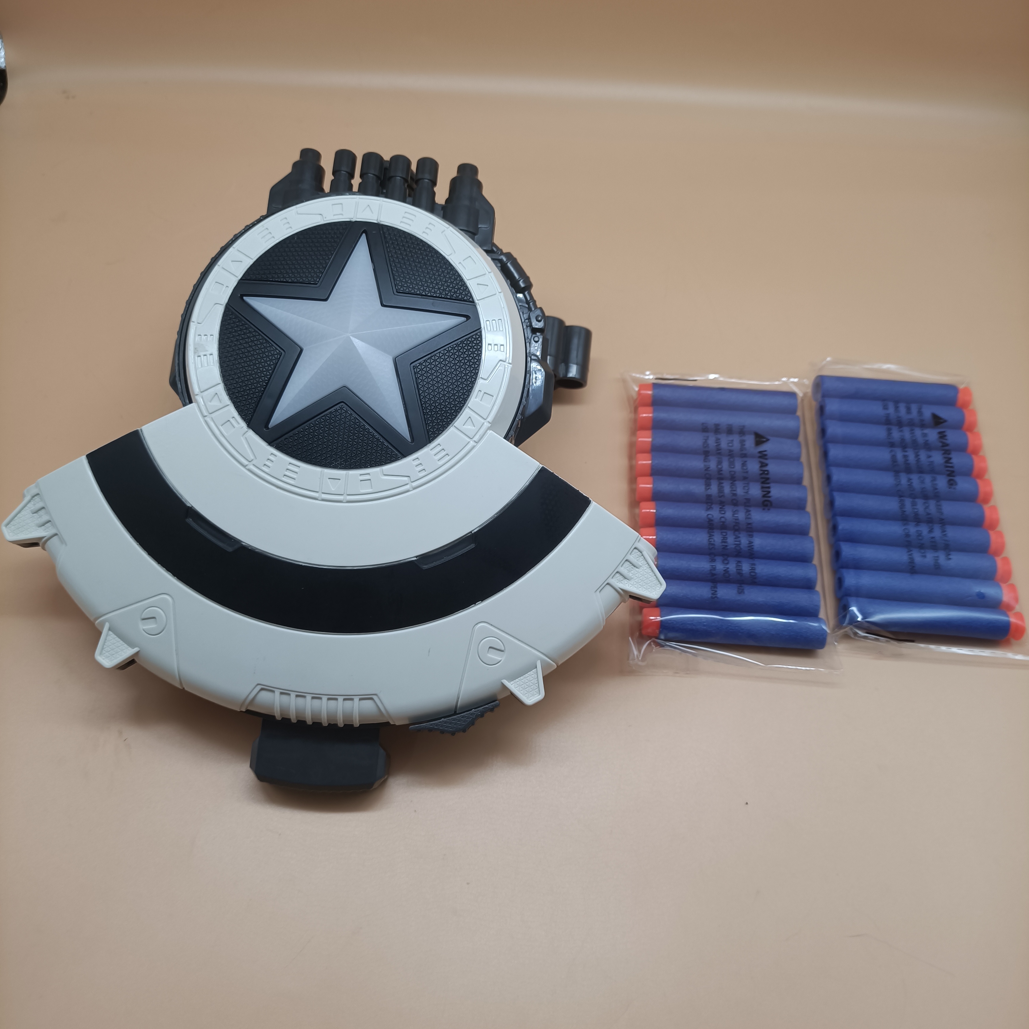 Shield and Hammer Bounce Playset - Get ready for exciting adventures! Protect with a shield, attack with a hammer, and experience unlimited fun of soft bullet battles with your friends!