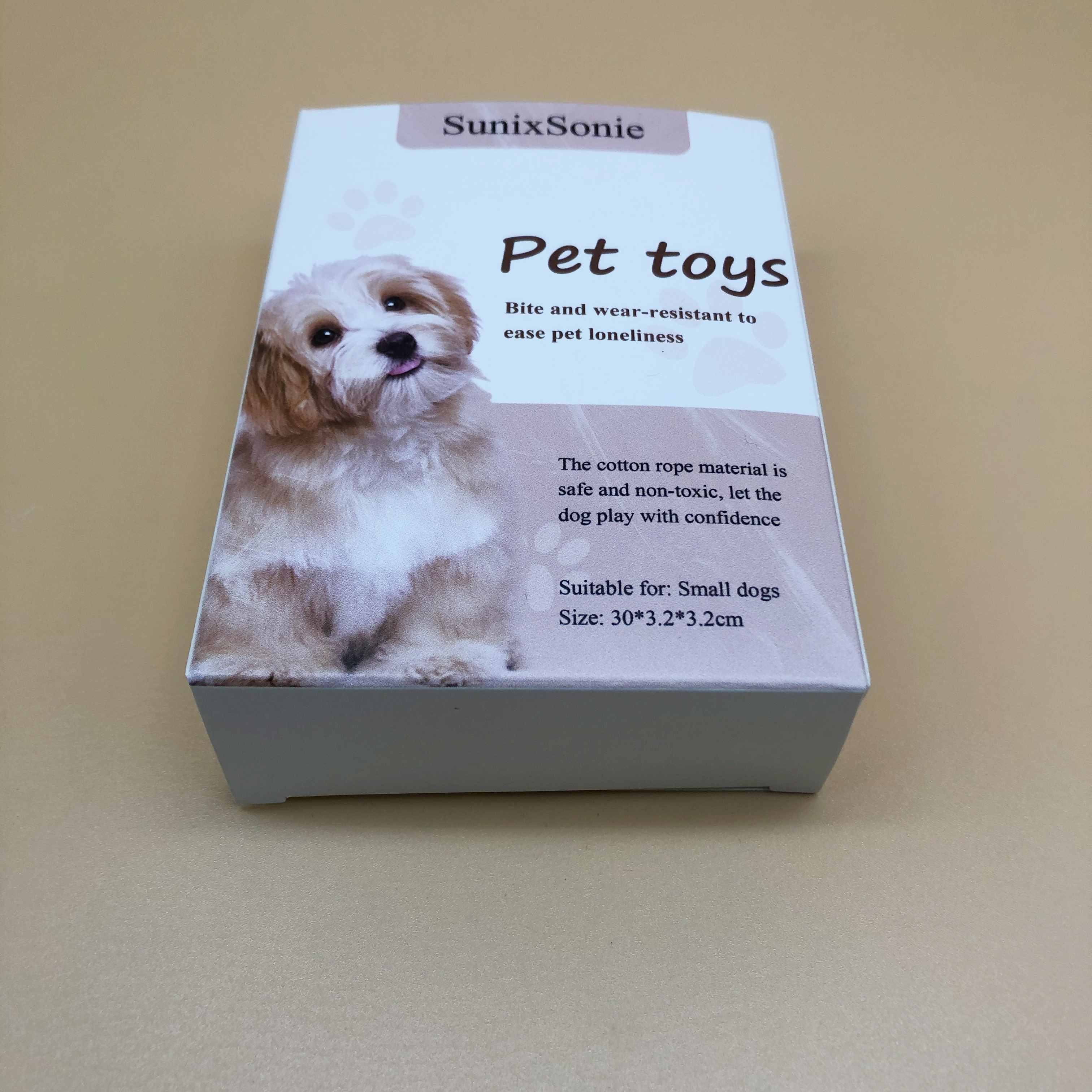 SumicSome pet toys, 1PCS Color Rope Dog Cotton Rope, Dog Chew Toy for Small Medium Dogs Teething  for Small Medium Dogs Teething