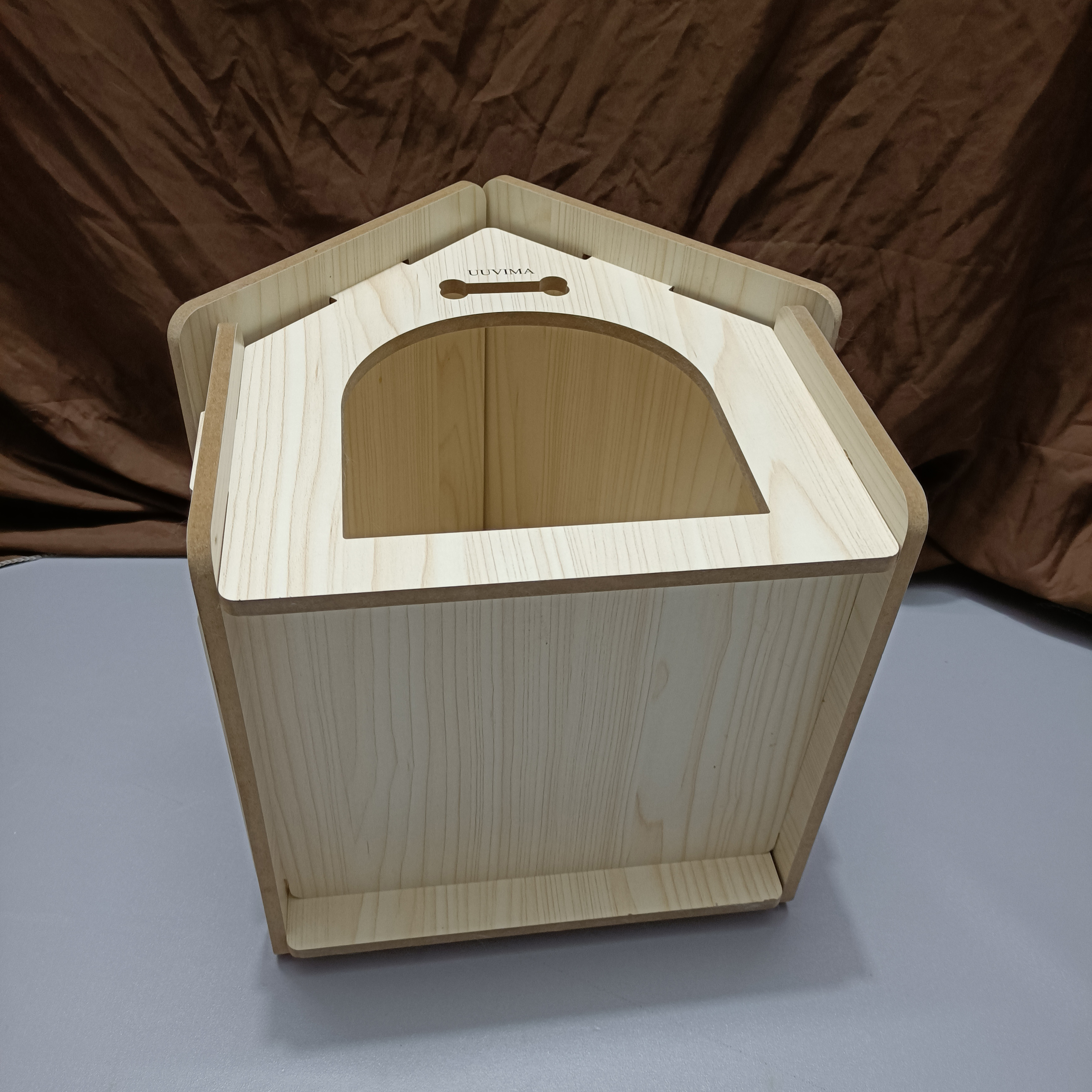 UUVIMA Pet furniture, wooden pet house, breathable dog cage for small and medium-sized dogs