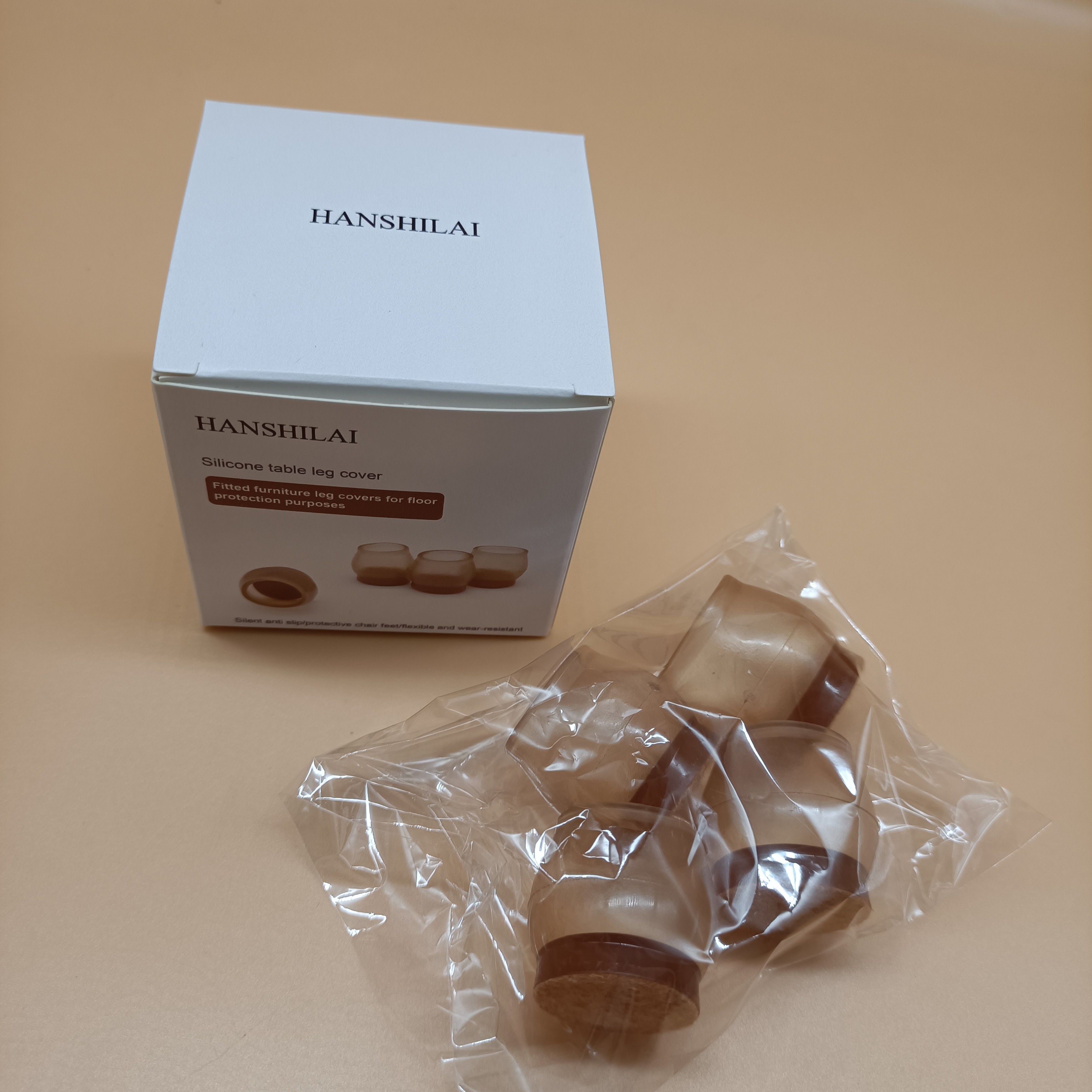 HANSHILAI Fitted furniture leg covers for floor protection purposes Silicone Furniture Leg Cups