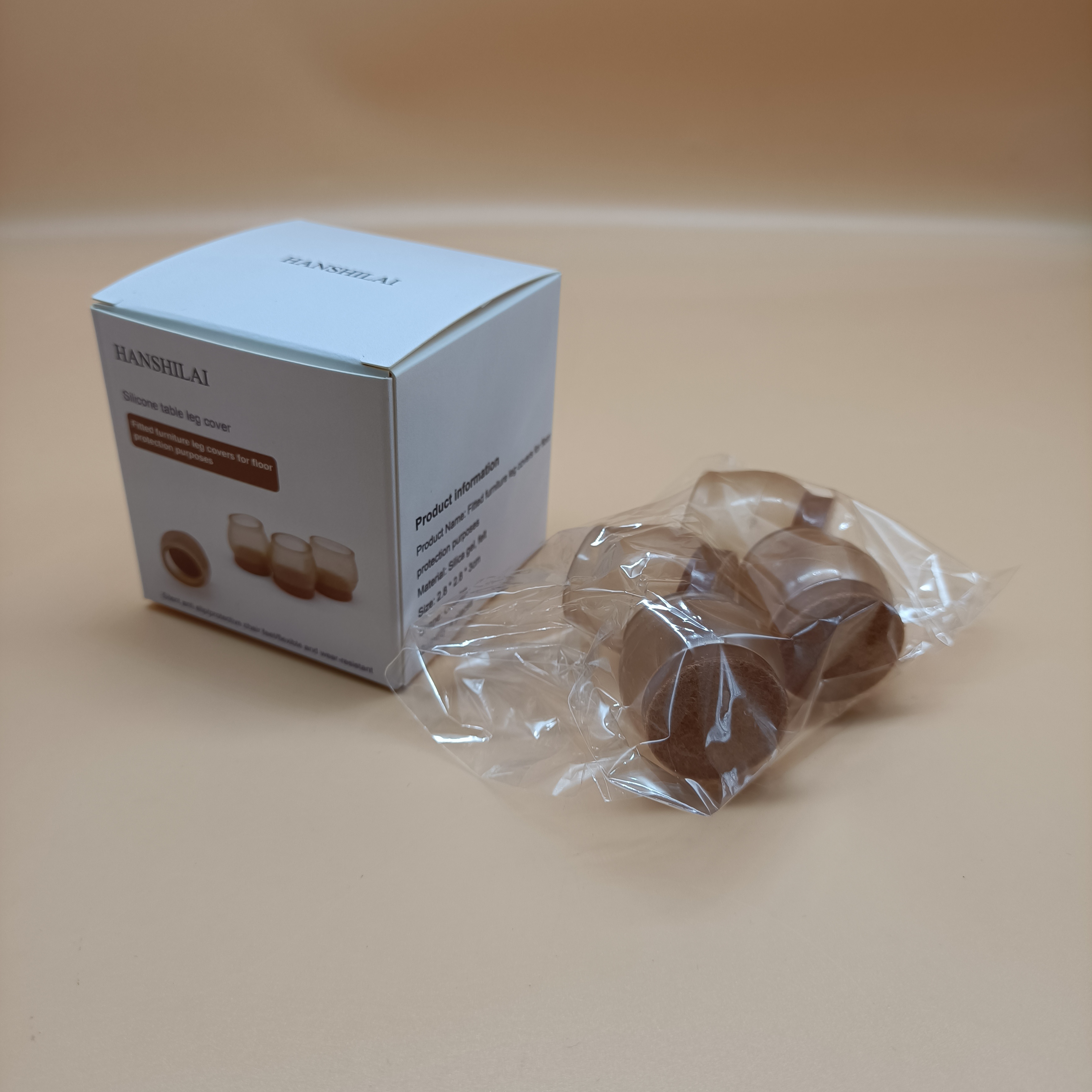 HANSHILAI Fitted furniture leg covers for floor protection purposes Silicone Furniture Leg Cups