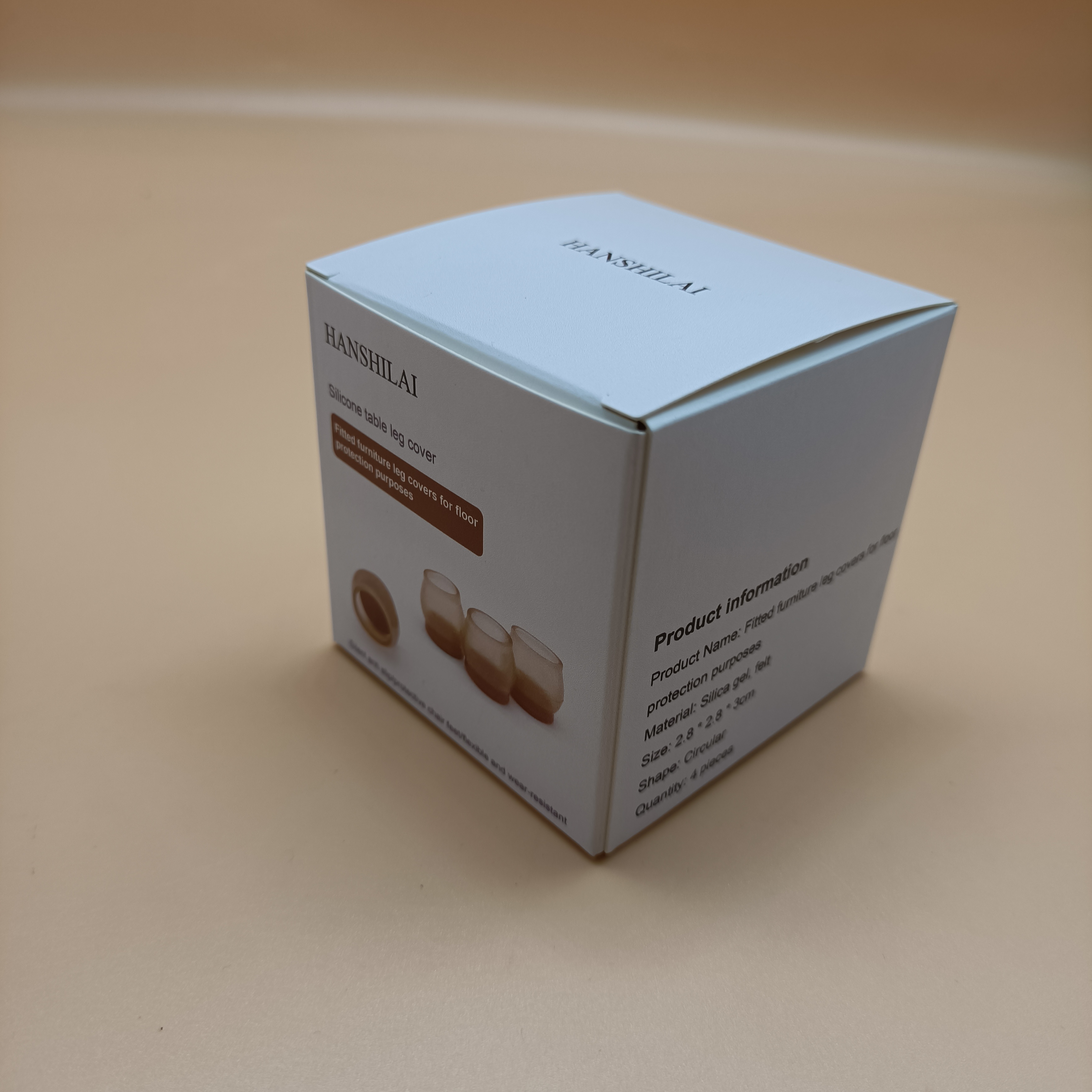 HANSHILAI Fitted furniture leg covers for floor protection purposes Silicone Furniture Leg Cups