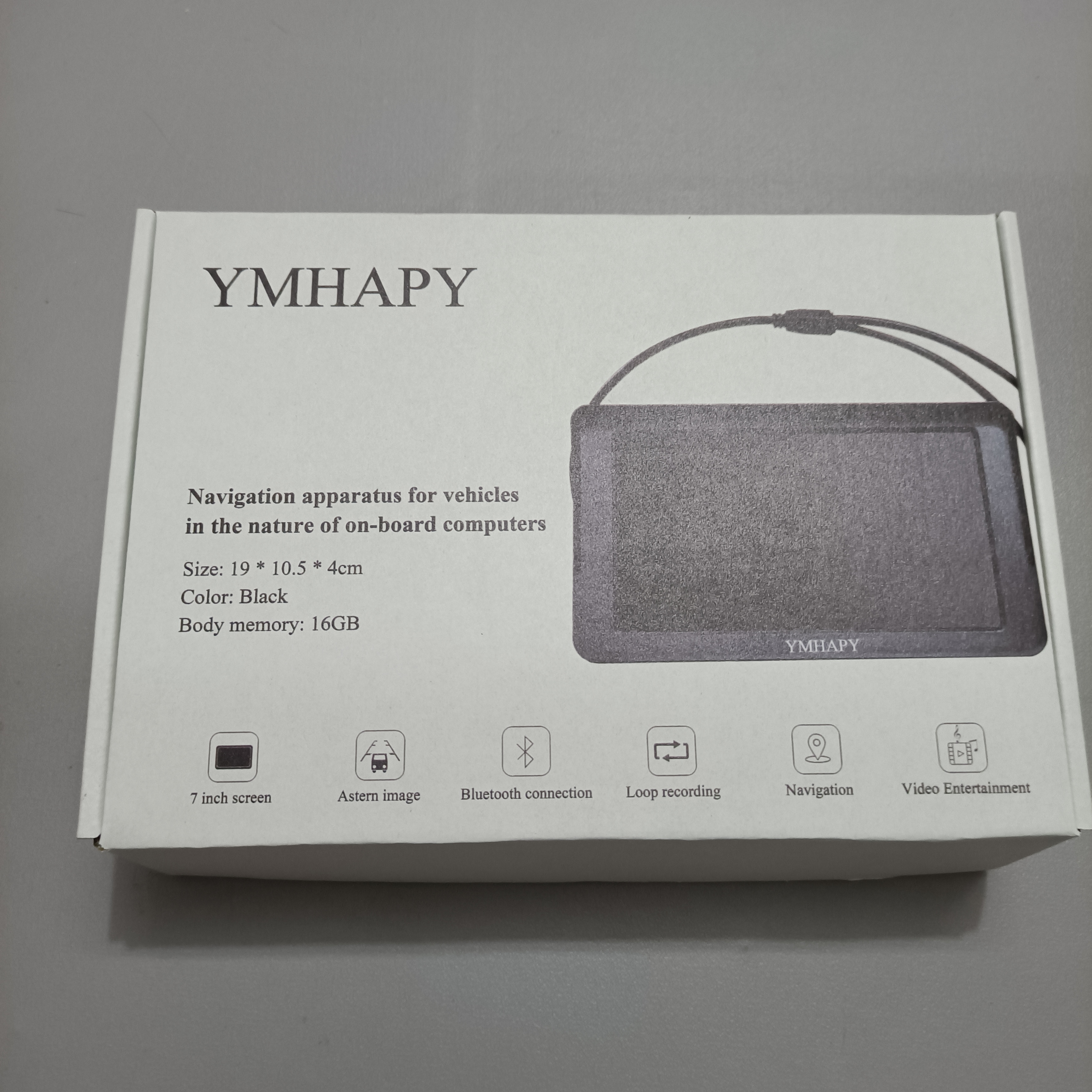 YMHAPY Navigation apparatus for vehicles in the nature of on-board computers,7 inch GPS navigation for cars, trucks and RVS and cars