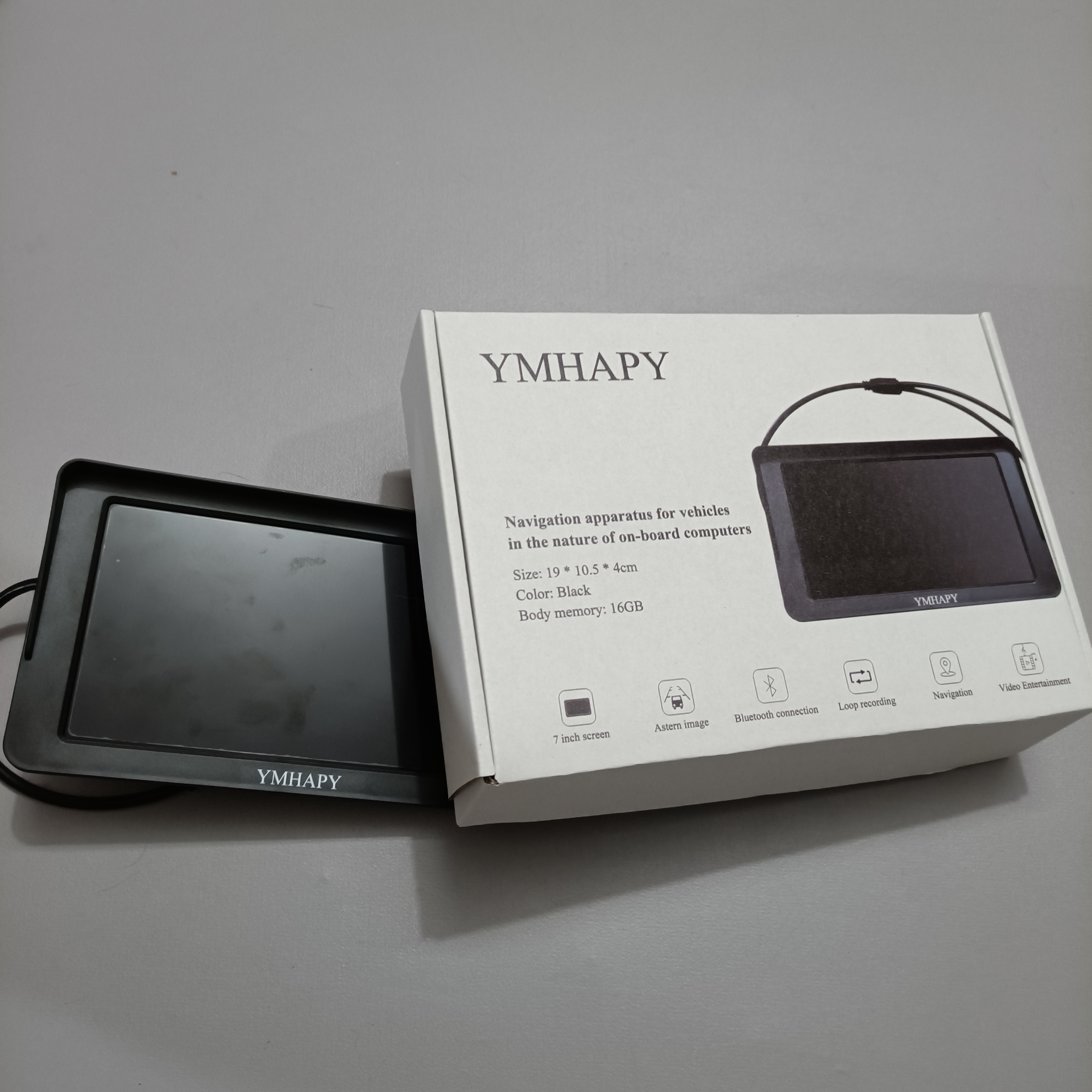 YMHAPY Navigation apparatus for vehicles in the nature of on-board computers,7 inch GPS navigation for cars, trucks and RVS and cars