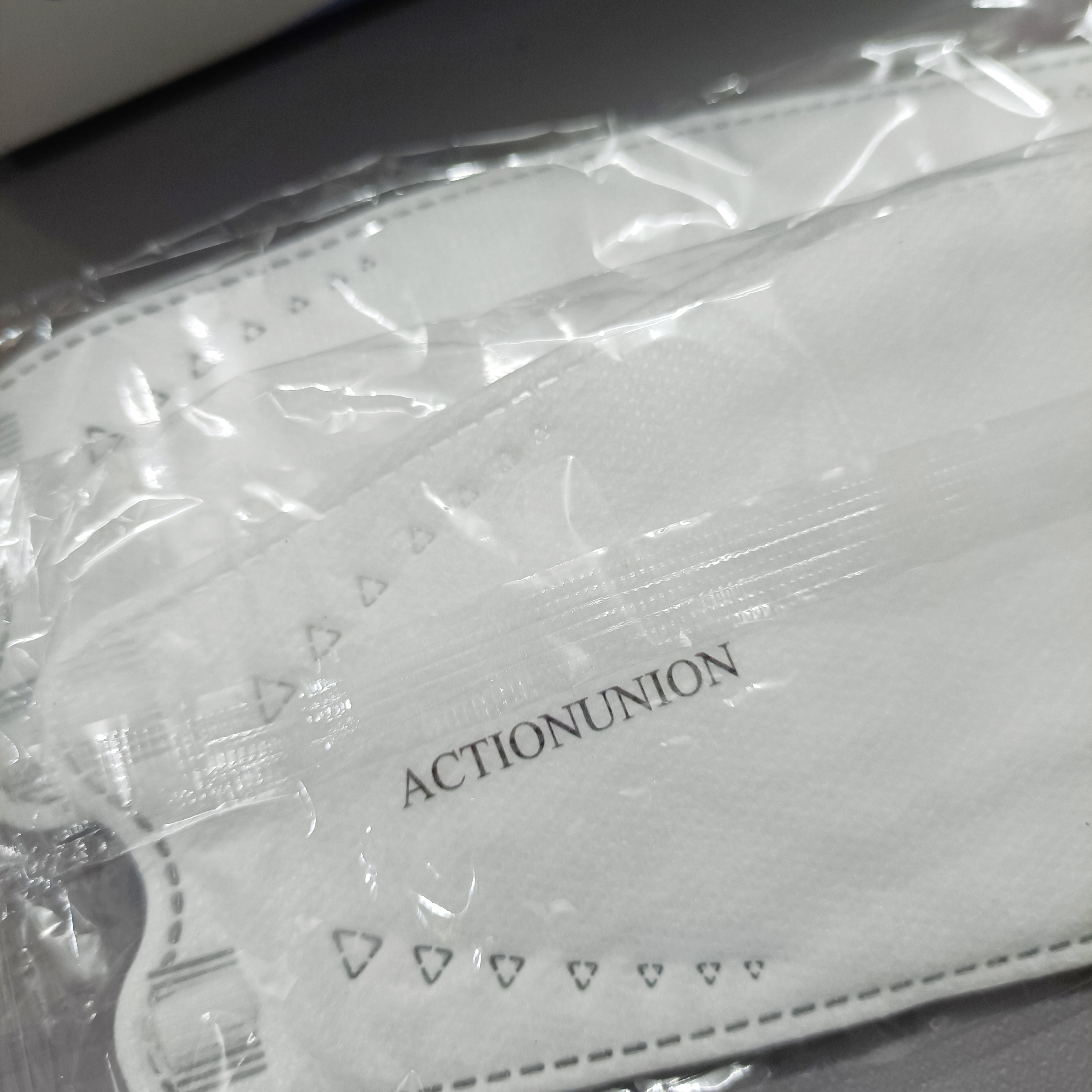 ACTIONUNION Dust masks, adult and adolescent disposable respiratory protective masks, white