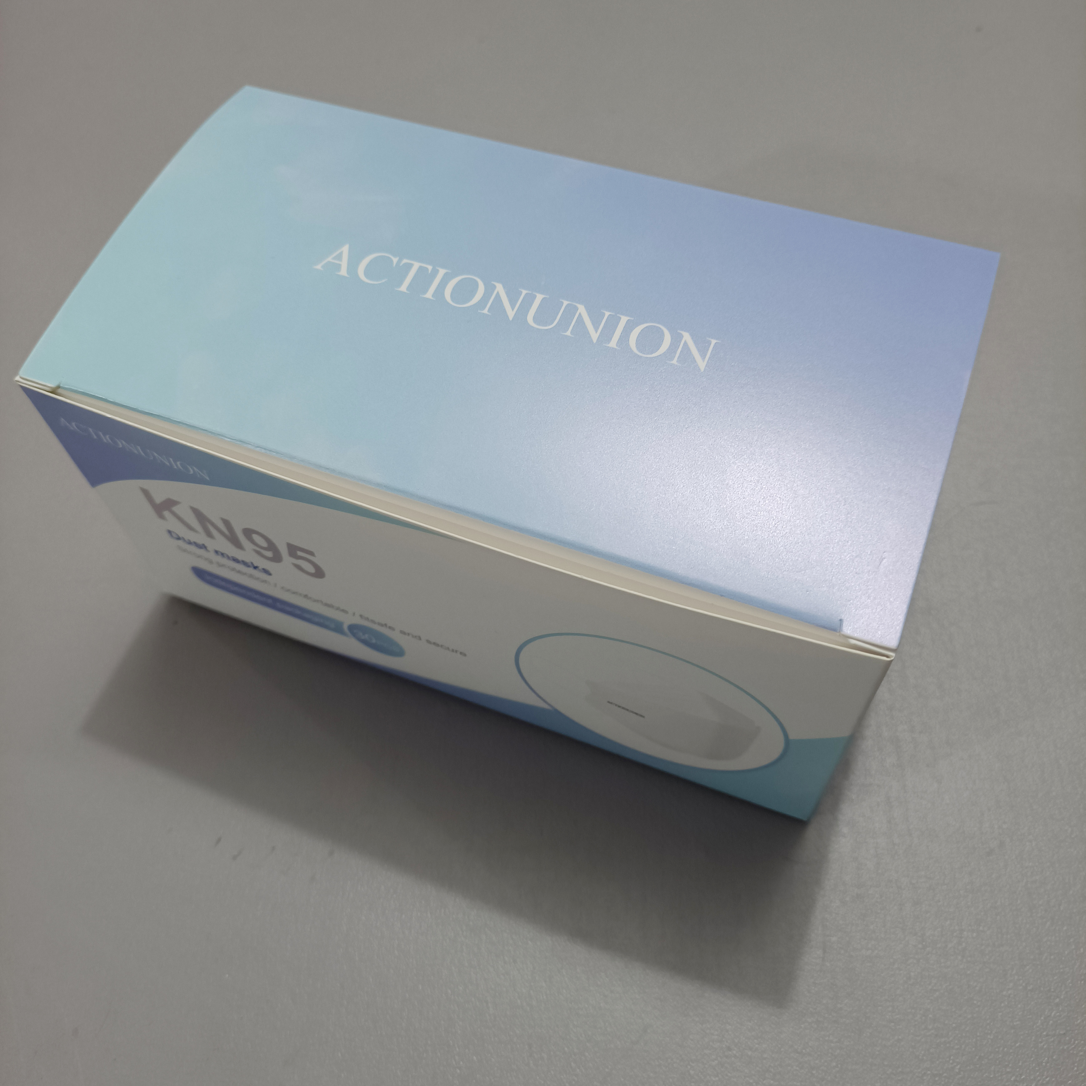 ACTIONUNION Dust masks, adult and adolescent disposable respiratory protective masks, white