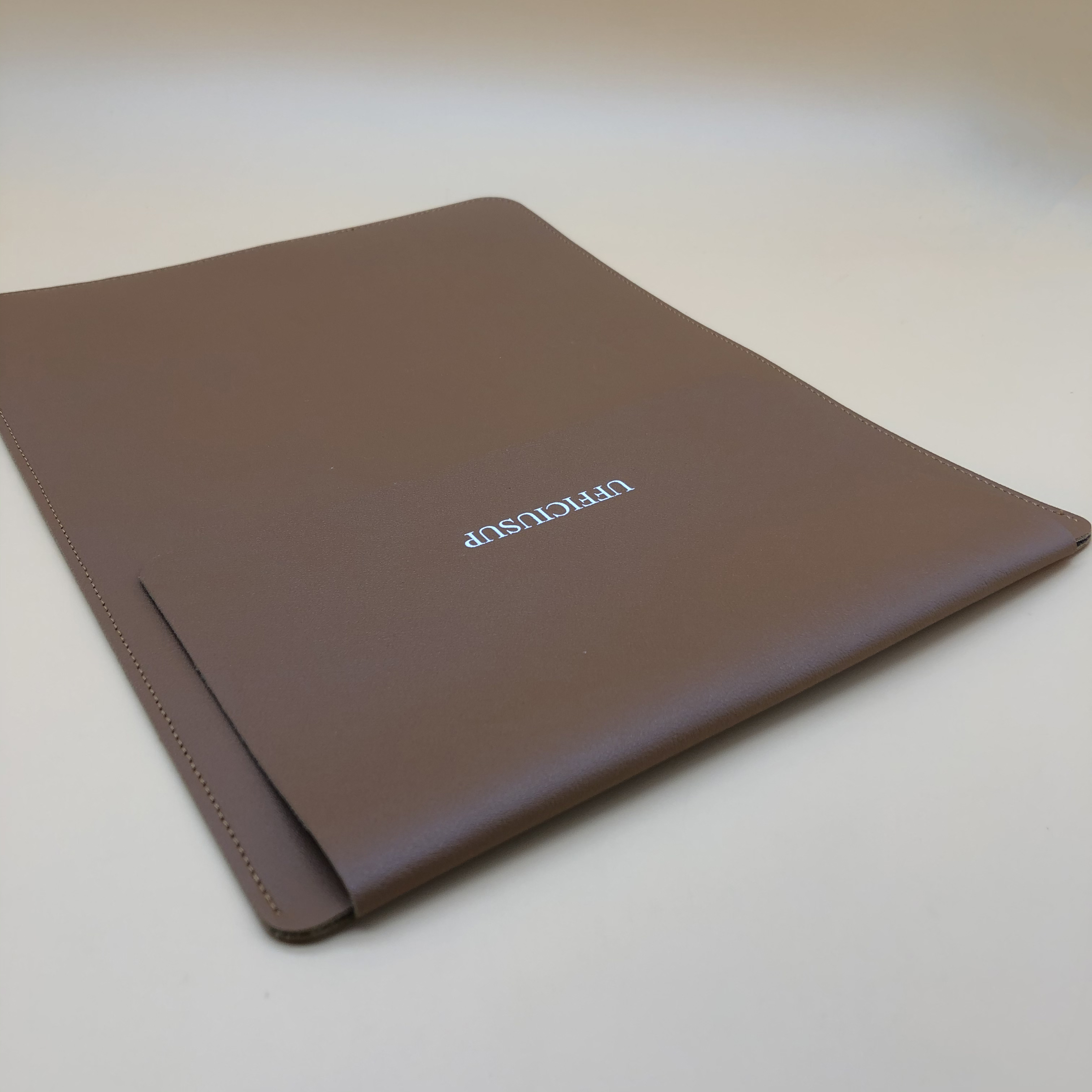 UFFICIUSUP PU Leather Document holders, 13" x 9.8" Document Valuables Waterproof Document Bag