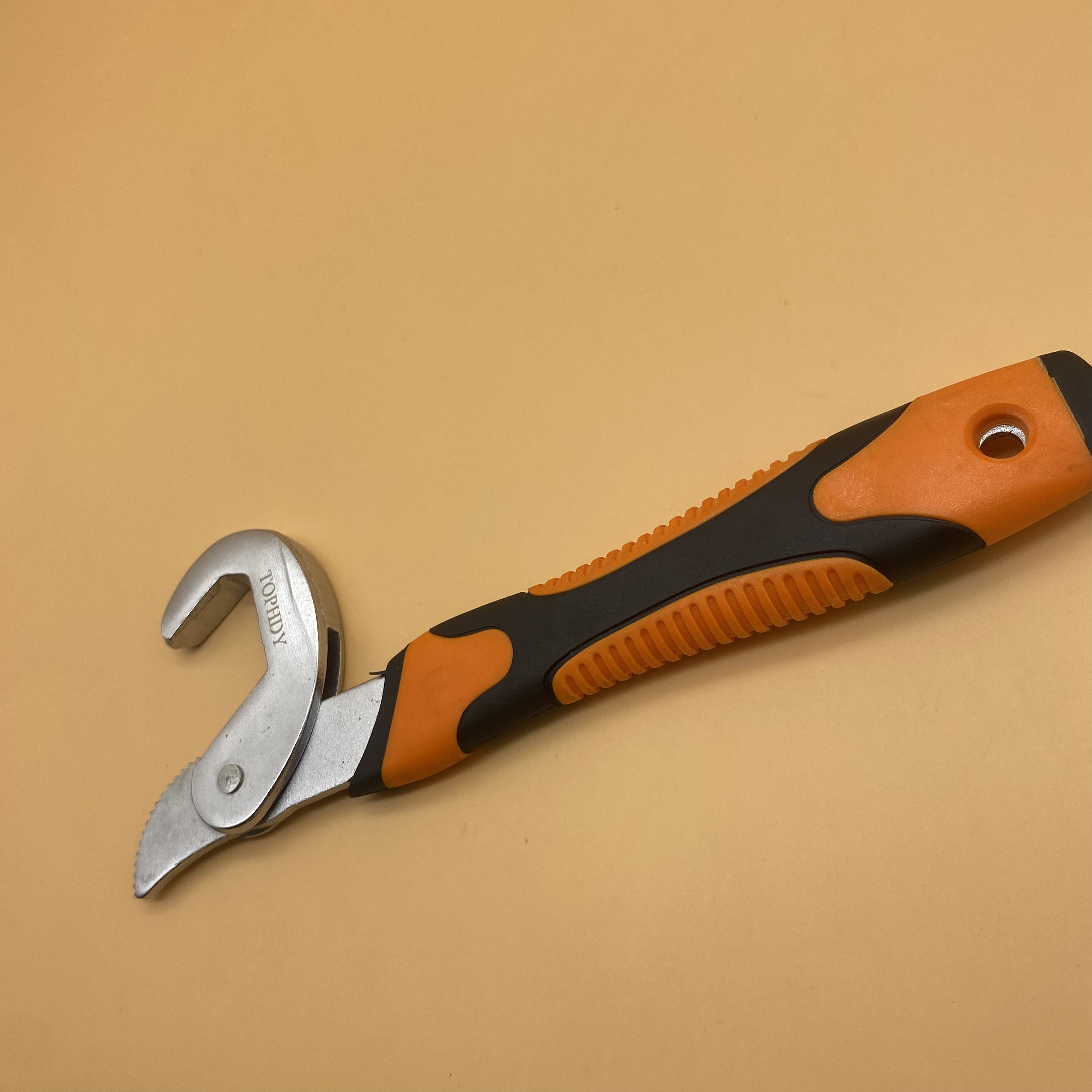 TOPHDY Adjustable spanners,  Universal Repair Tool with Comfort Grip, Stainless Steel Universal Spanner 15 Inch