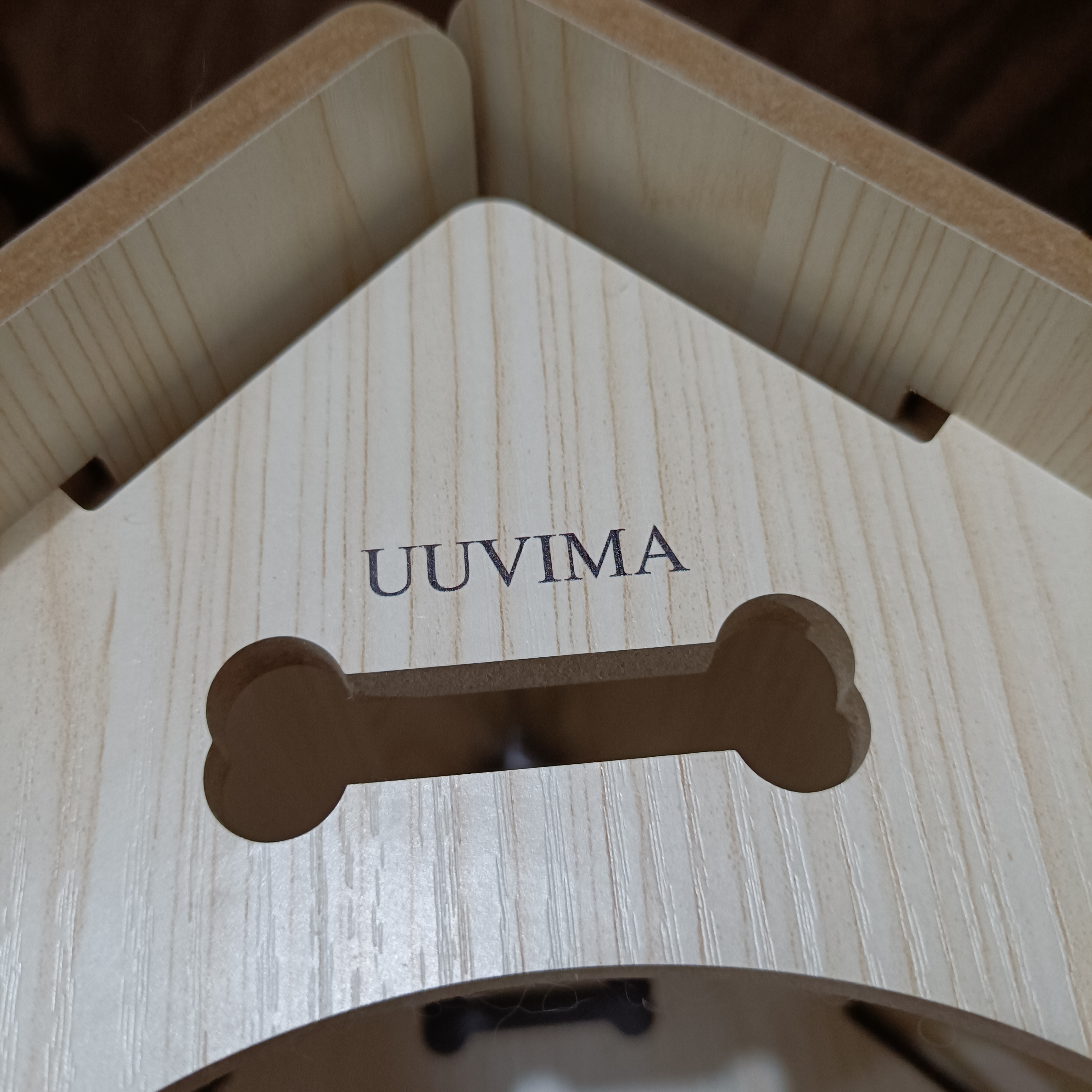 UUVIMA Pet furniture, wooden pet house, breathable dog cage for small and medium-sized dogs