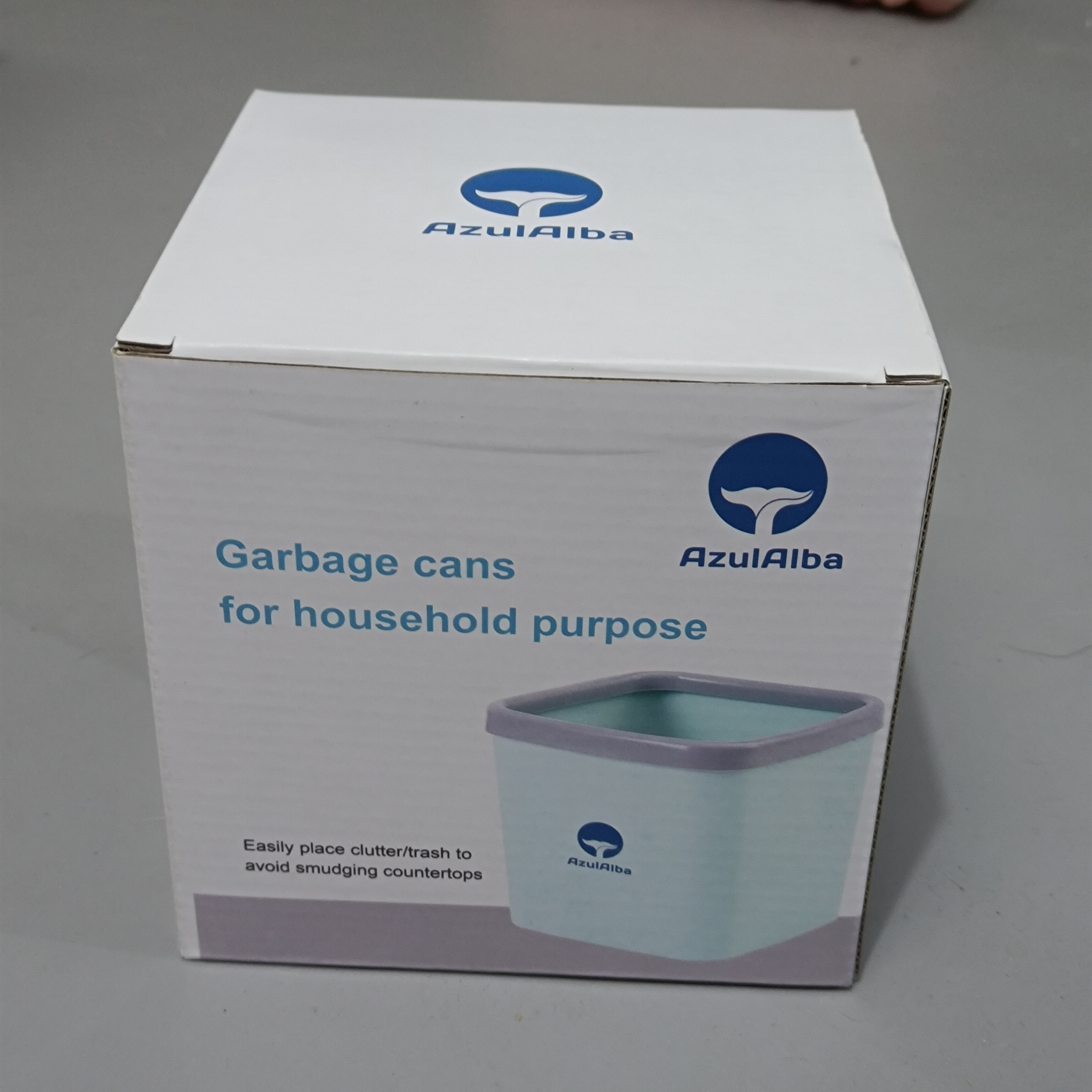 AZULALBA Garbage cans for household purpose,Suitable for bathroom, bedroom, home office, living room, kitchen