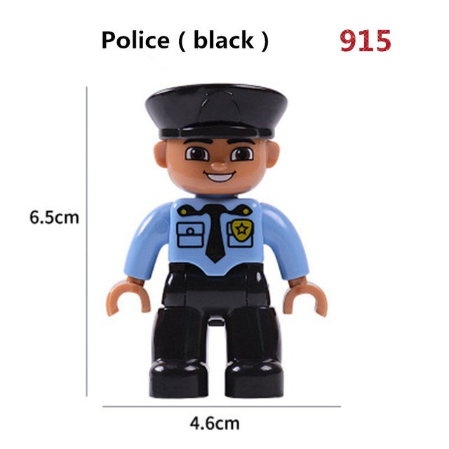Diy Patrol Police Motorcycle Building Block Baby Kids Educational toys Cny
