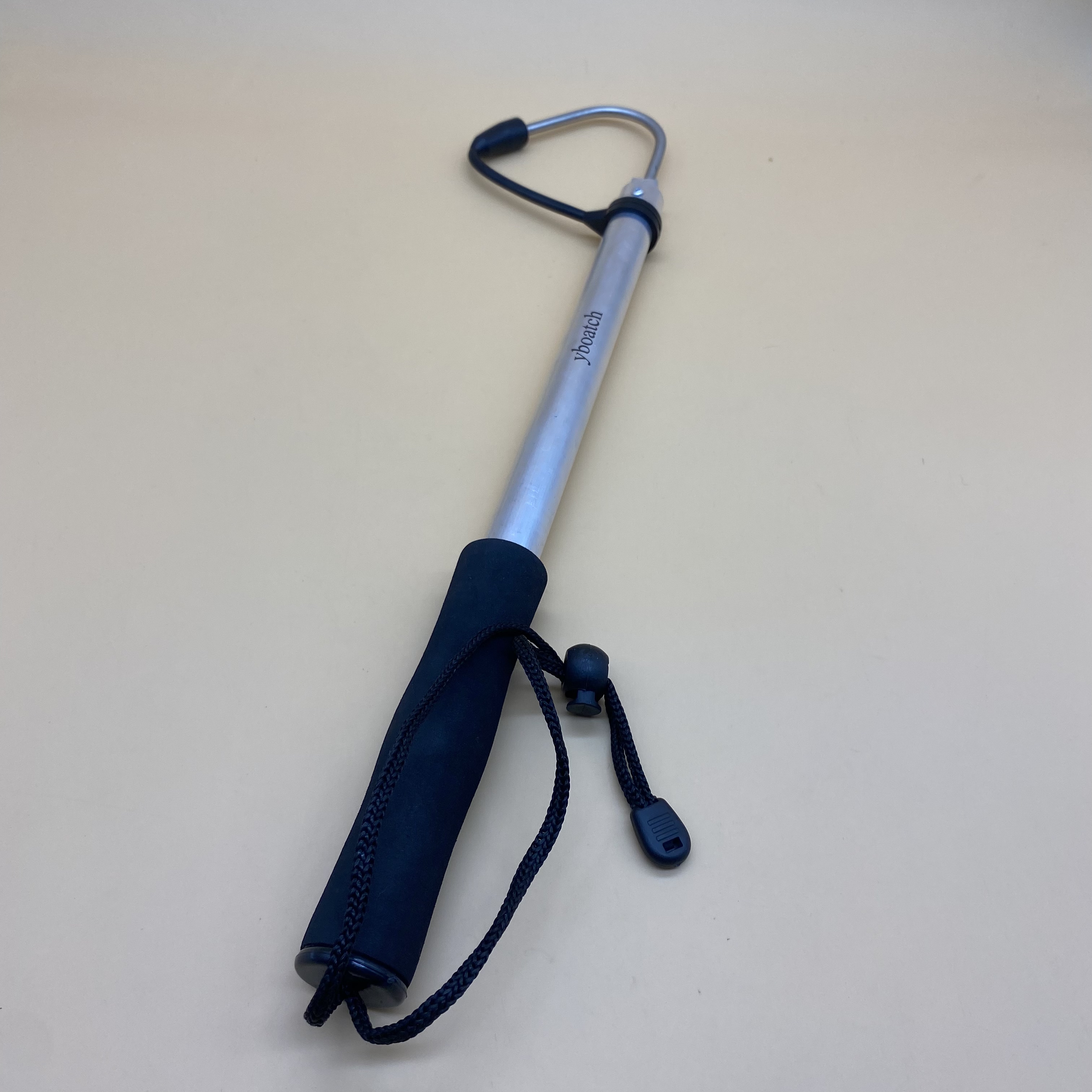 yboatch Boat hooks,  Telescopic Stainless Steel Boat hooks Non-Slip Rubber Handle, Durable & Rust-Resistant Boating Accessories 