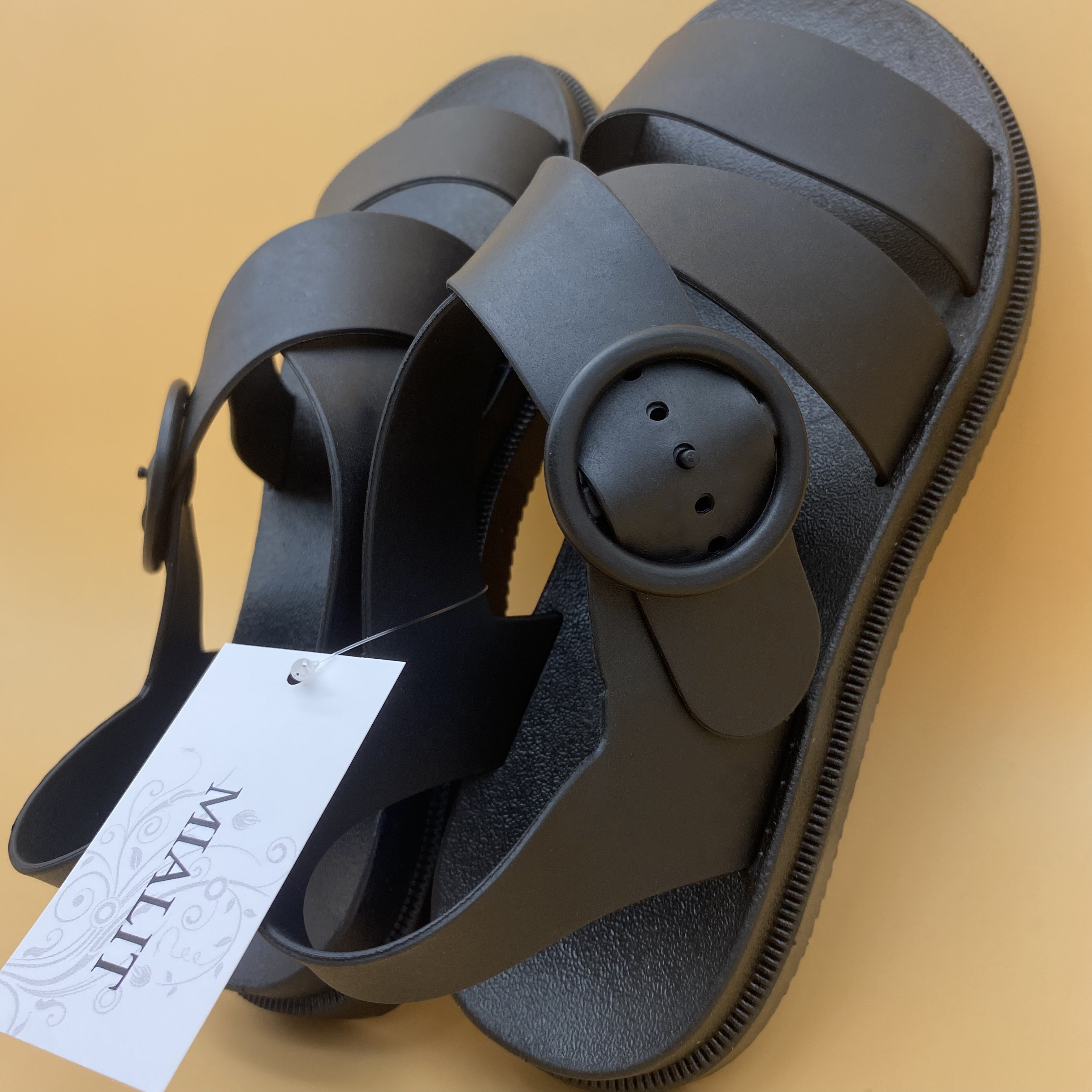 MIALIT Sandals, Open Toe Breathable Adjustable Crossed Band Comfy Casual Sandal