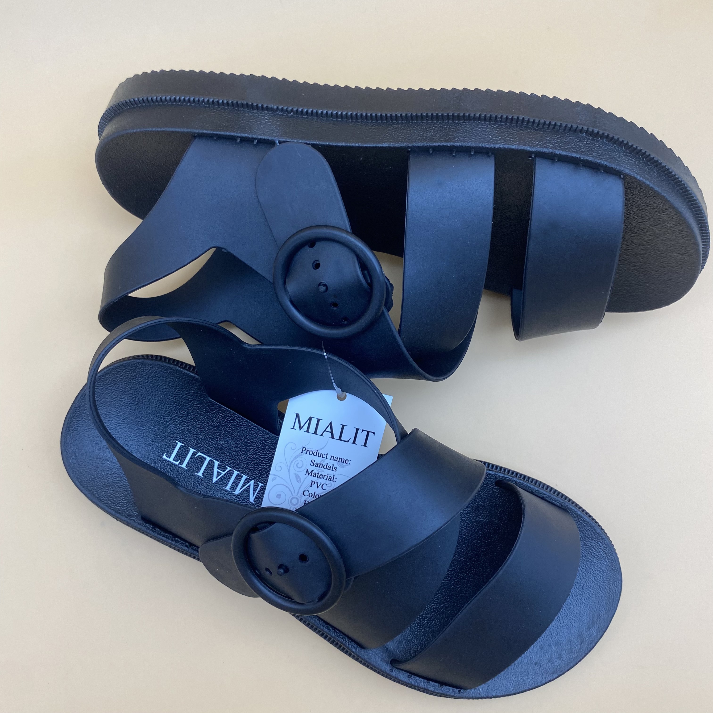 MIALIT Sandals, Open Toe Breathable Adjustable Crossed Band Comfy Casual Sandal