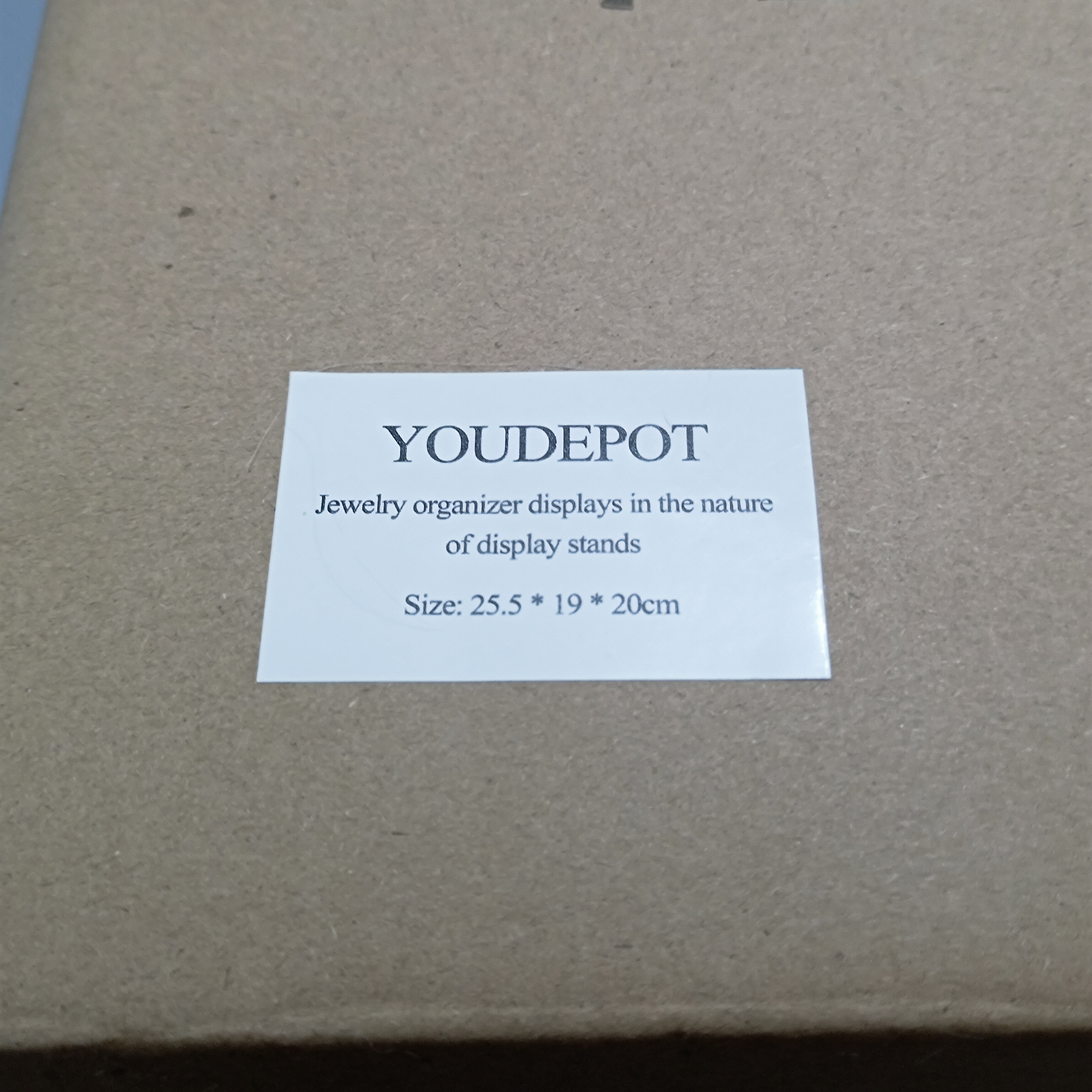 YOUDEPOT Display cases for merchandise,Large Jewelry Organizer Box with 4 drawers Jewelry Organizer Box and 1 Jewelry display box