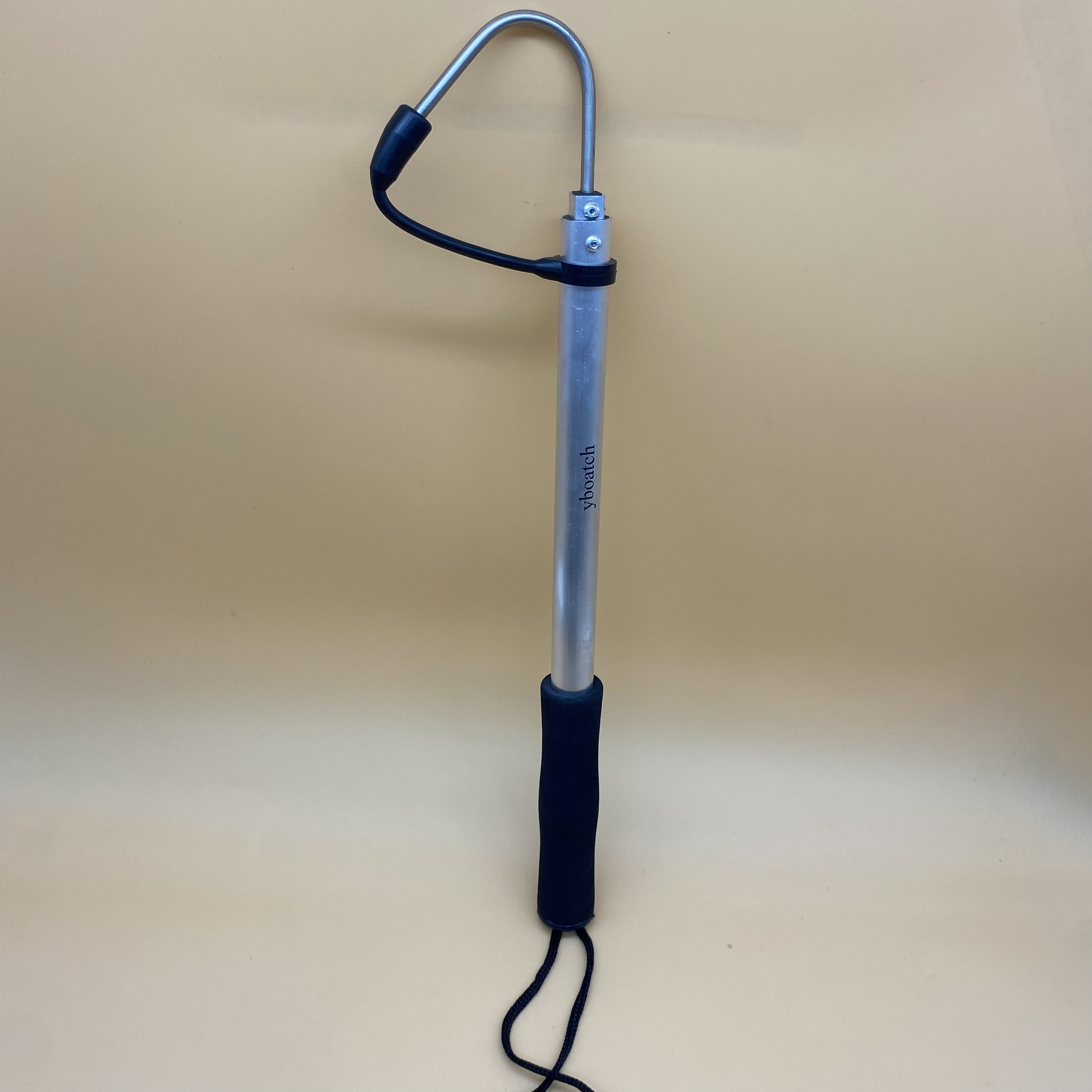 yboatch Boat hooks,  Telescopic Stainless Steel Boat hooks Non-Slip Rubber Handle, Durable & Rust-Resistant Boating Accessories 