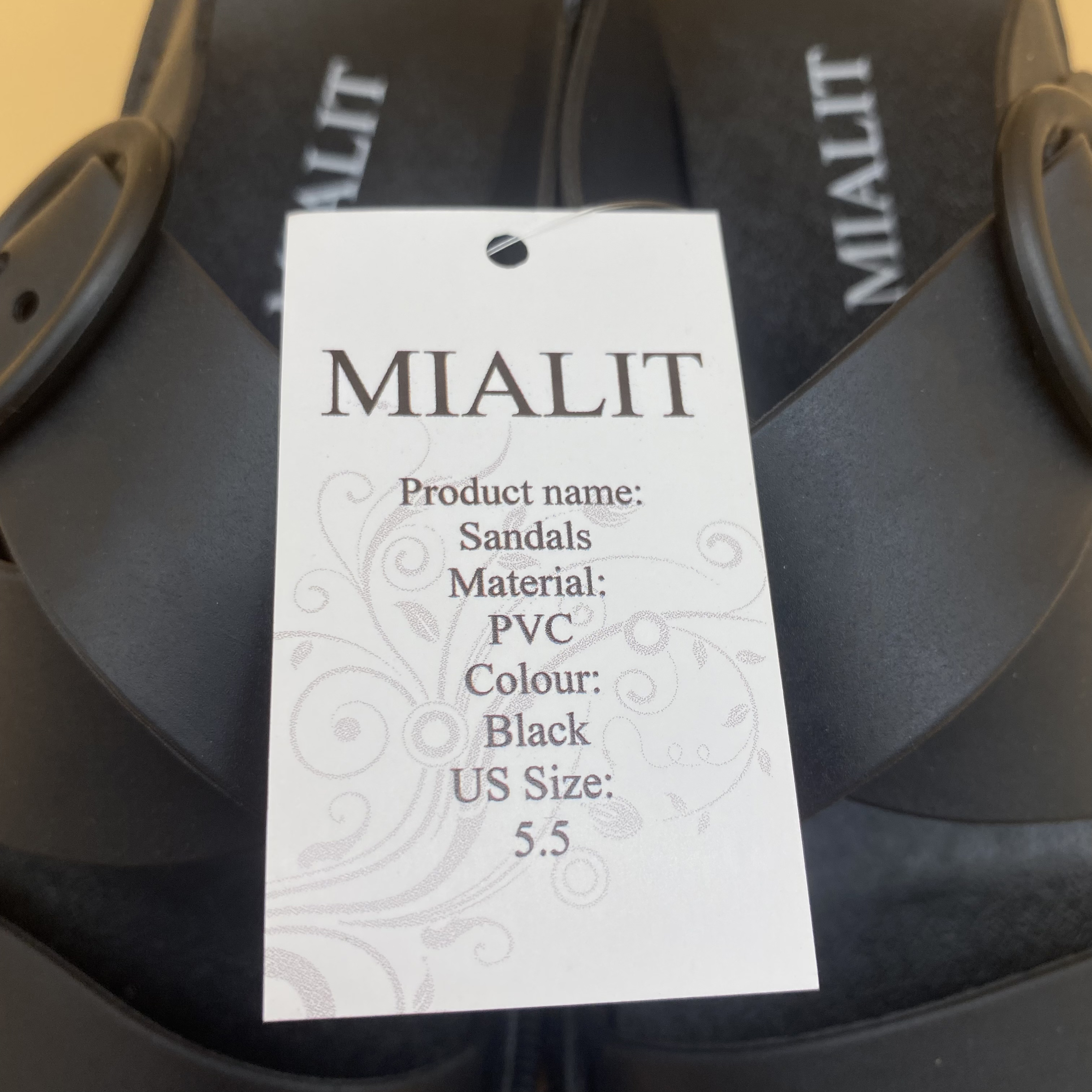 MIALIT Sandals, Open Toe Breathable Adjustable Crossed Band Comfy Casual Sandal