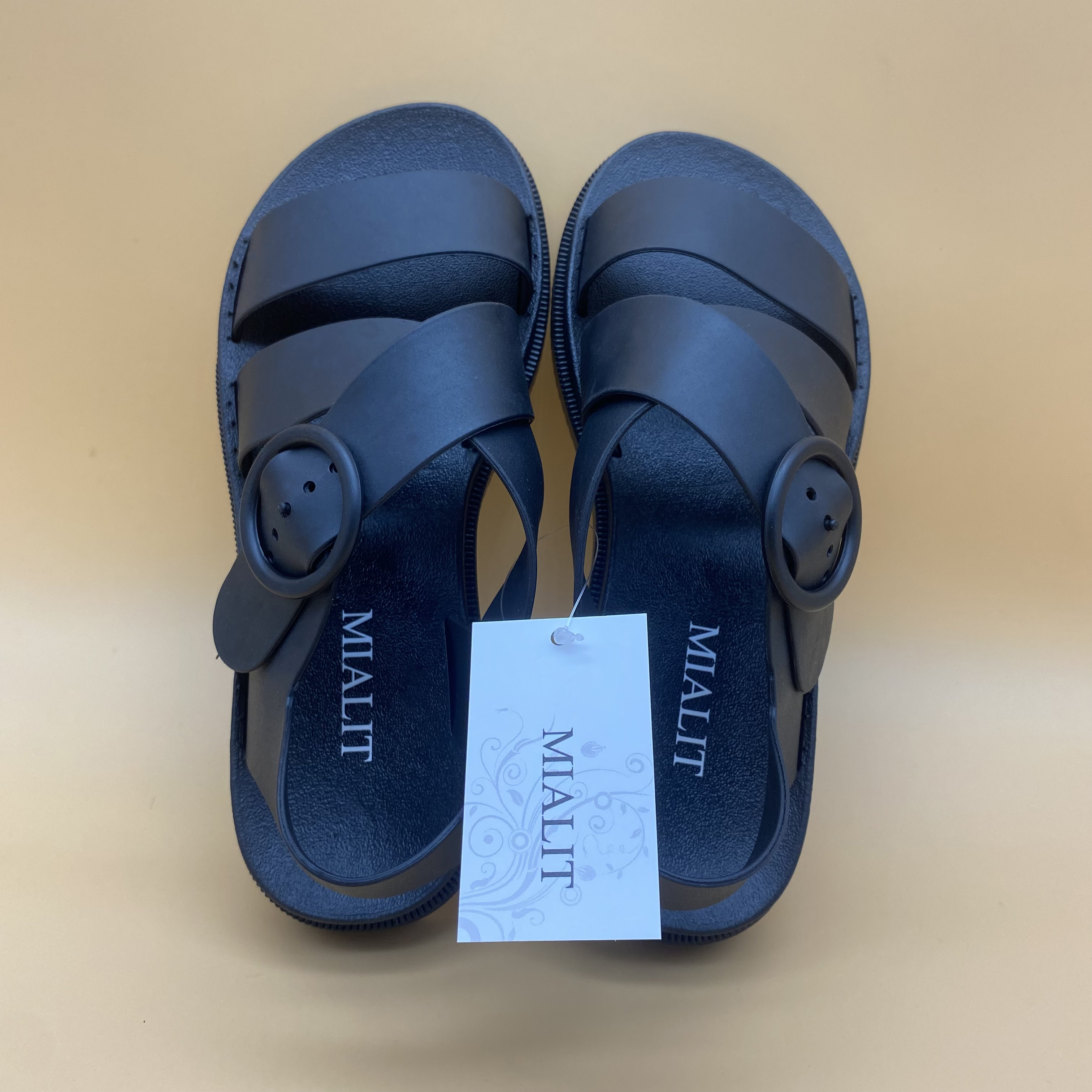 MIALIT Sandals, Open Toe Breathable Adjustable Crossed Band Comfy Casual Sandal