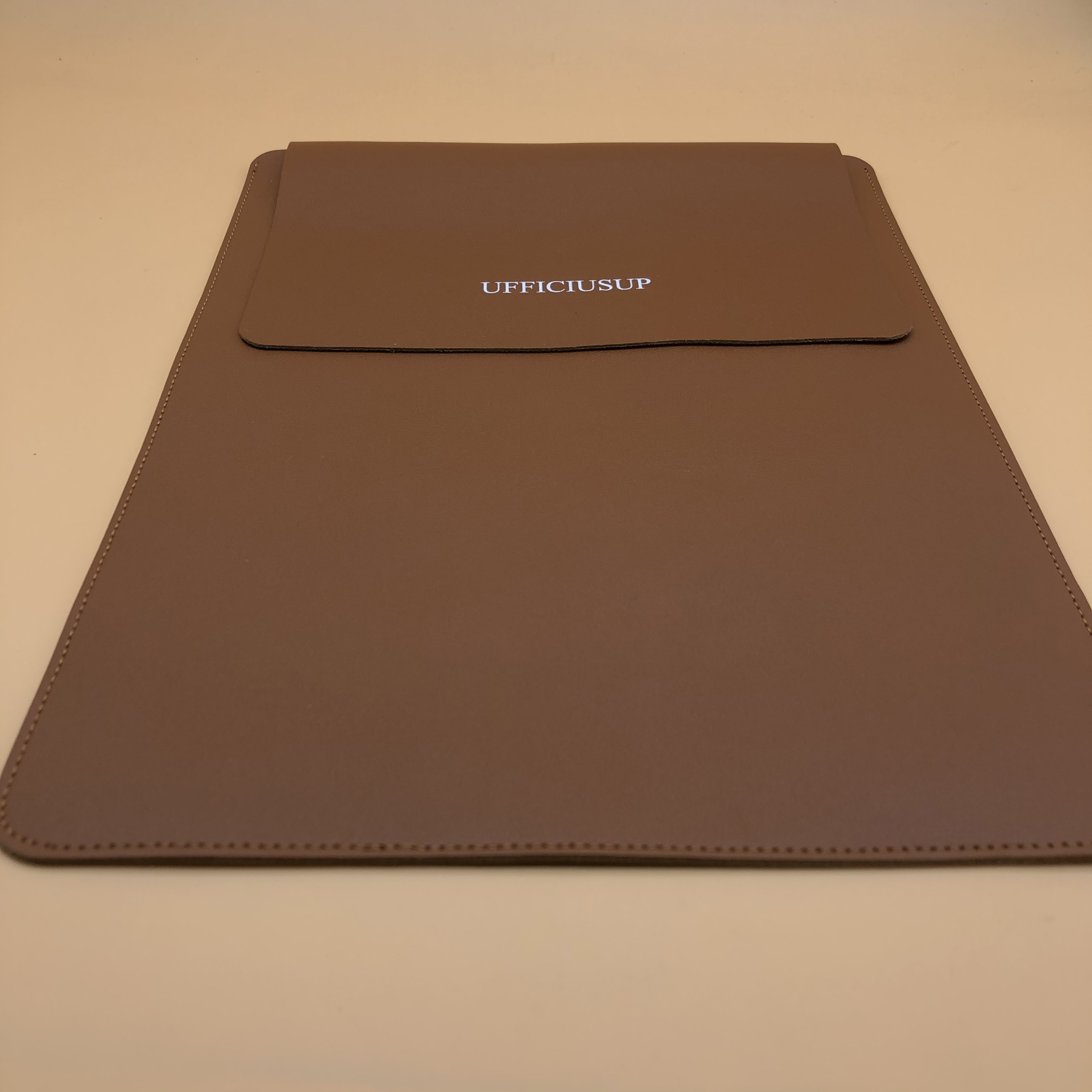 UFFICIUSUP PU Leather Document holders, 13" x 9.8" Document Valuables Waterproof Document Bag