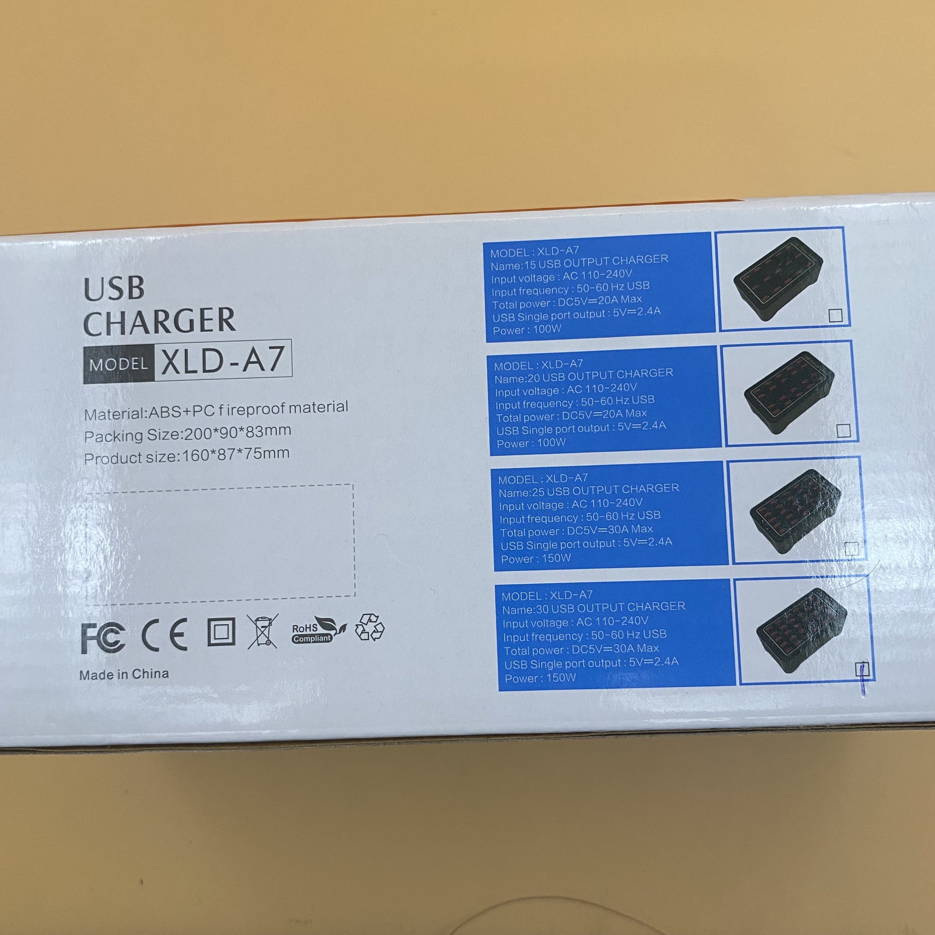 USB Charger Station,30-Port USB Charger, 150W Multiple USB Desktop Charge for Multiple Devices