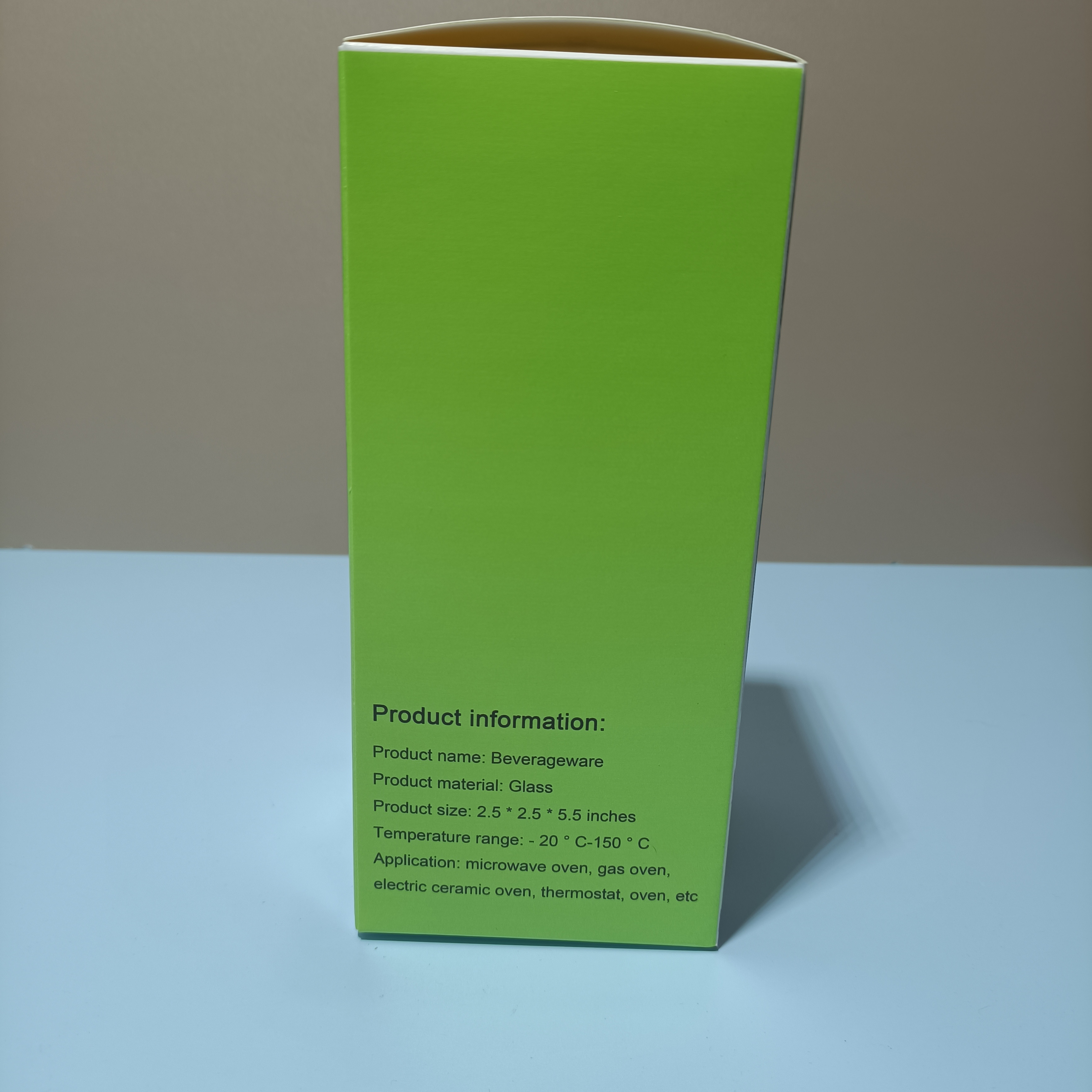 Aguohuo Beverageware, Glass Water Cup - Microwave and Oven Safe