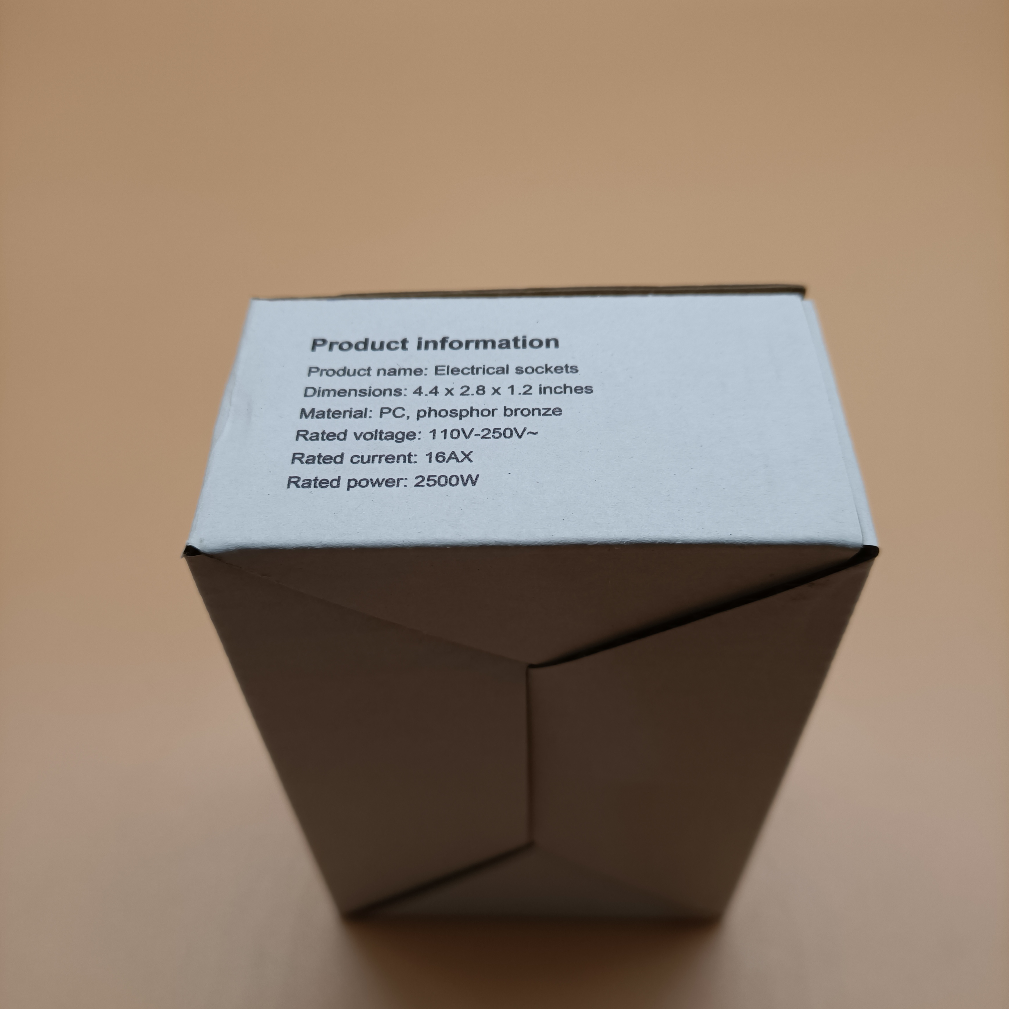 HAODEXING Electrical sockets,Wall Outlet for Residential and Commercial UseWhite (1 Box)