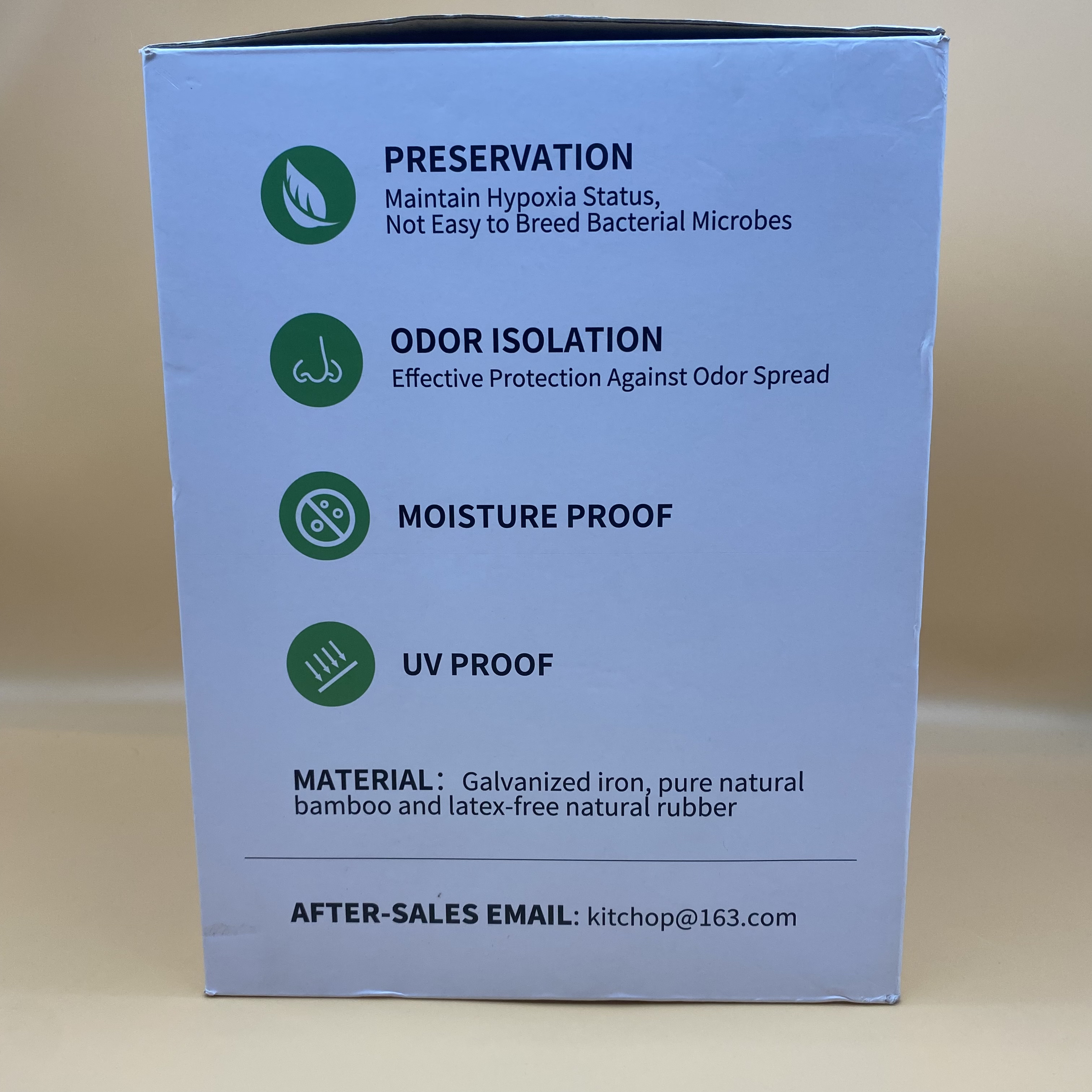 Food Storage Container,Food Storage Container Jars with Bamboo Lids,Leak Proof, Airtight, Nested 4 Pack