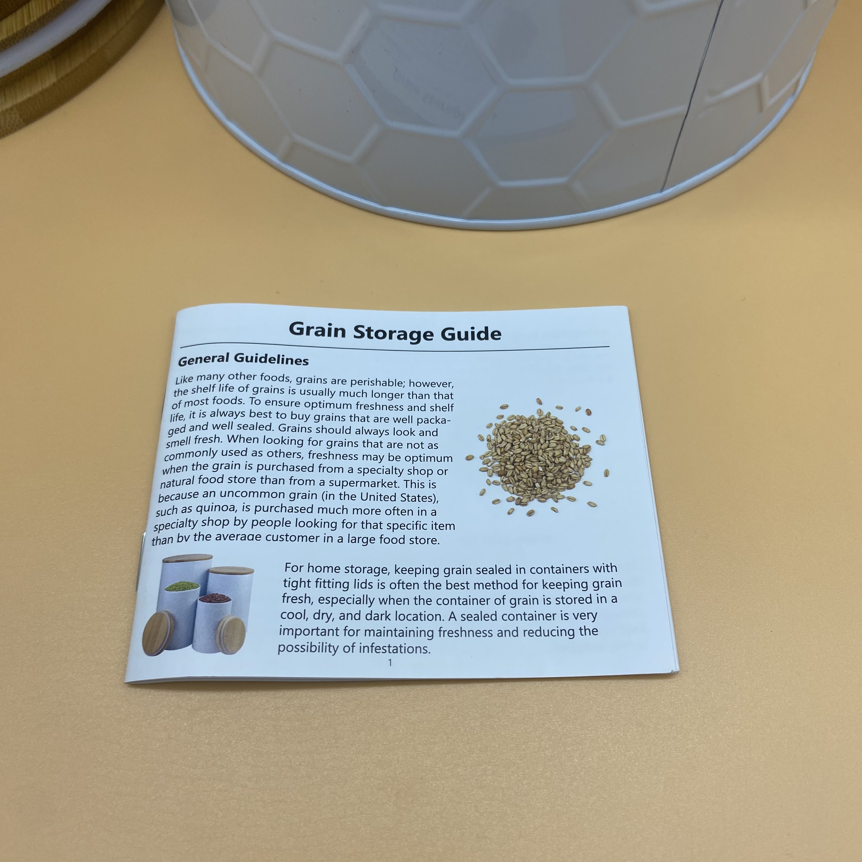 Food Storage Container,Food Storage Container Jars with Bamboo Lids,Leak Proof, Airtight, Nested 4 Pack