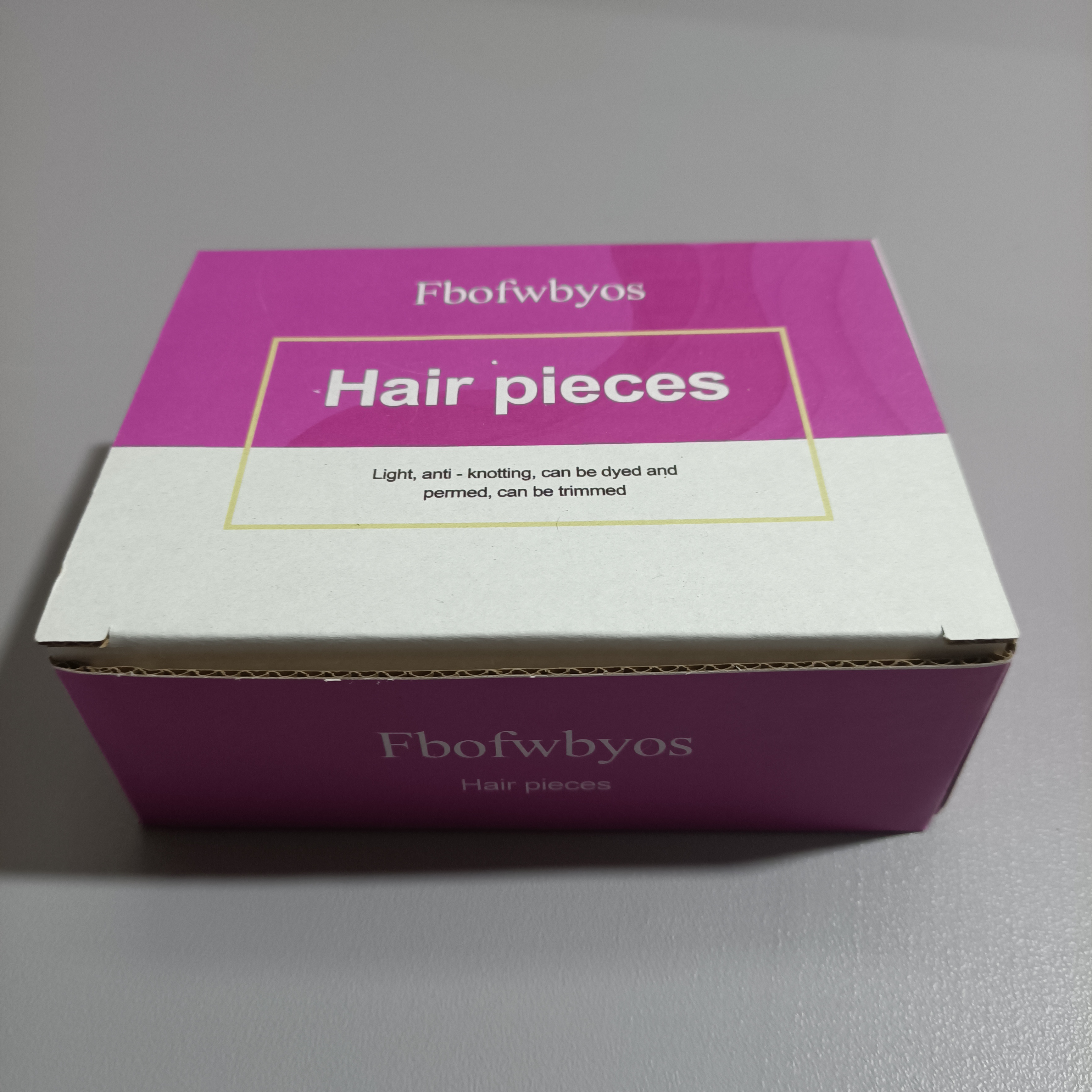 Fbofwbyos Hair pieces, Straight Black Hair Extensions Clip 1 Pieces/Set (60cm )