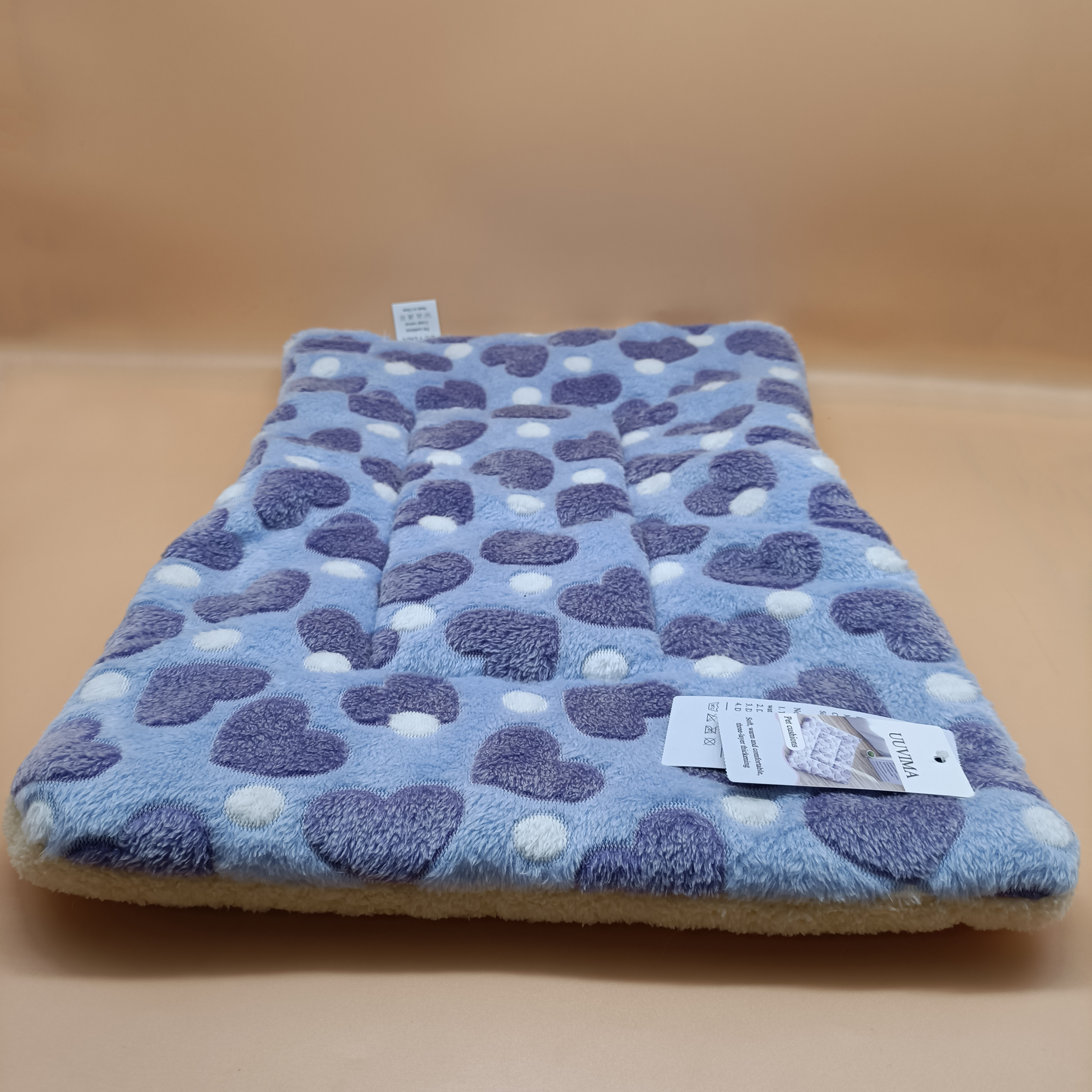 UUVIMA Pet cushions, super soft sleeping pet mat for small cats and dogs, fluffy kennel mat