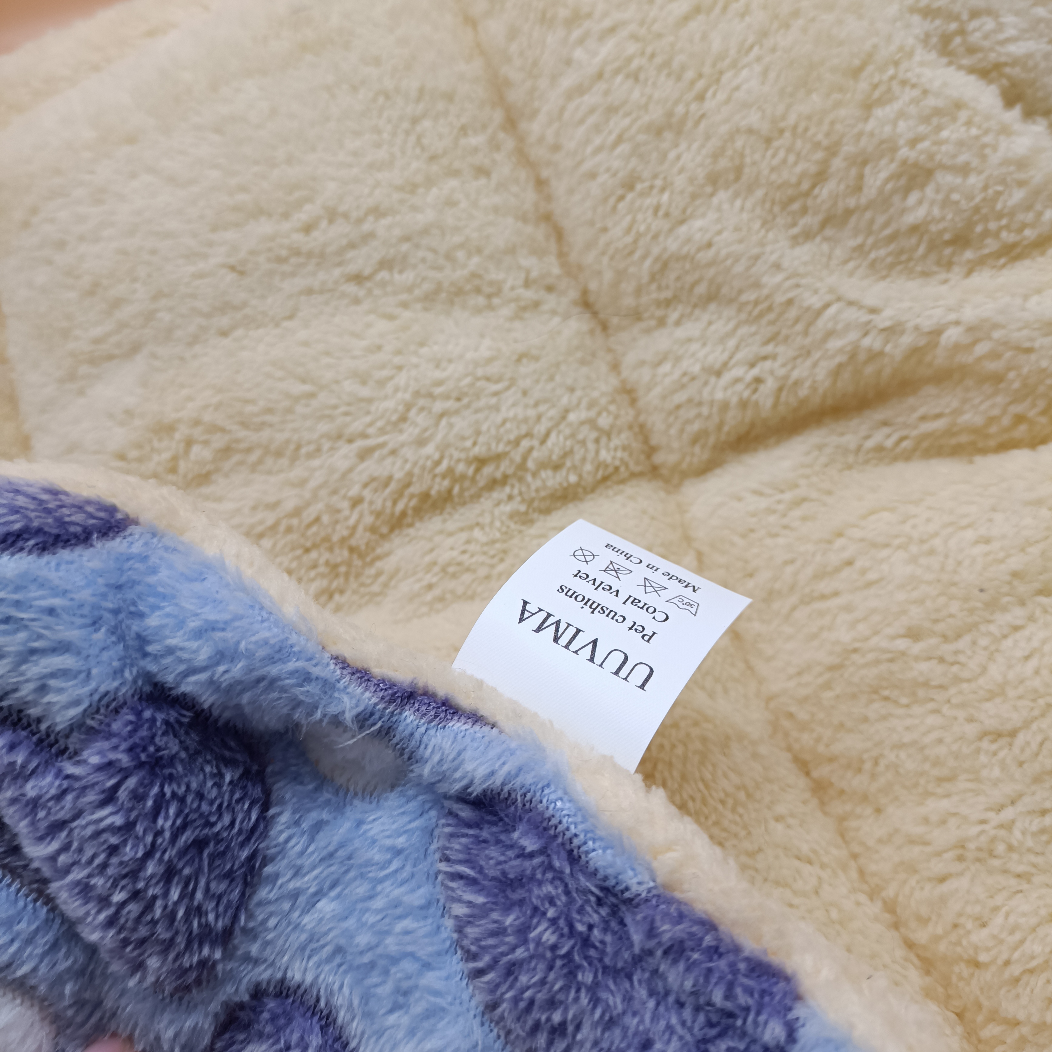 UUVIMA Pet cushions, super soft sleeping pet mat for small cats and dogs, fluffy kennel mat