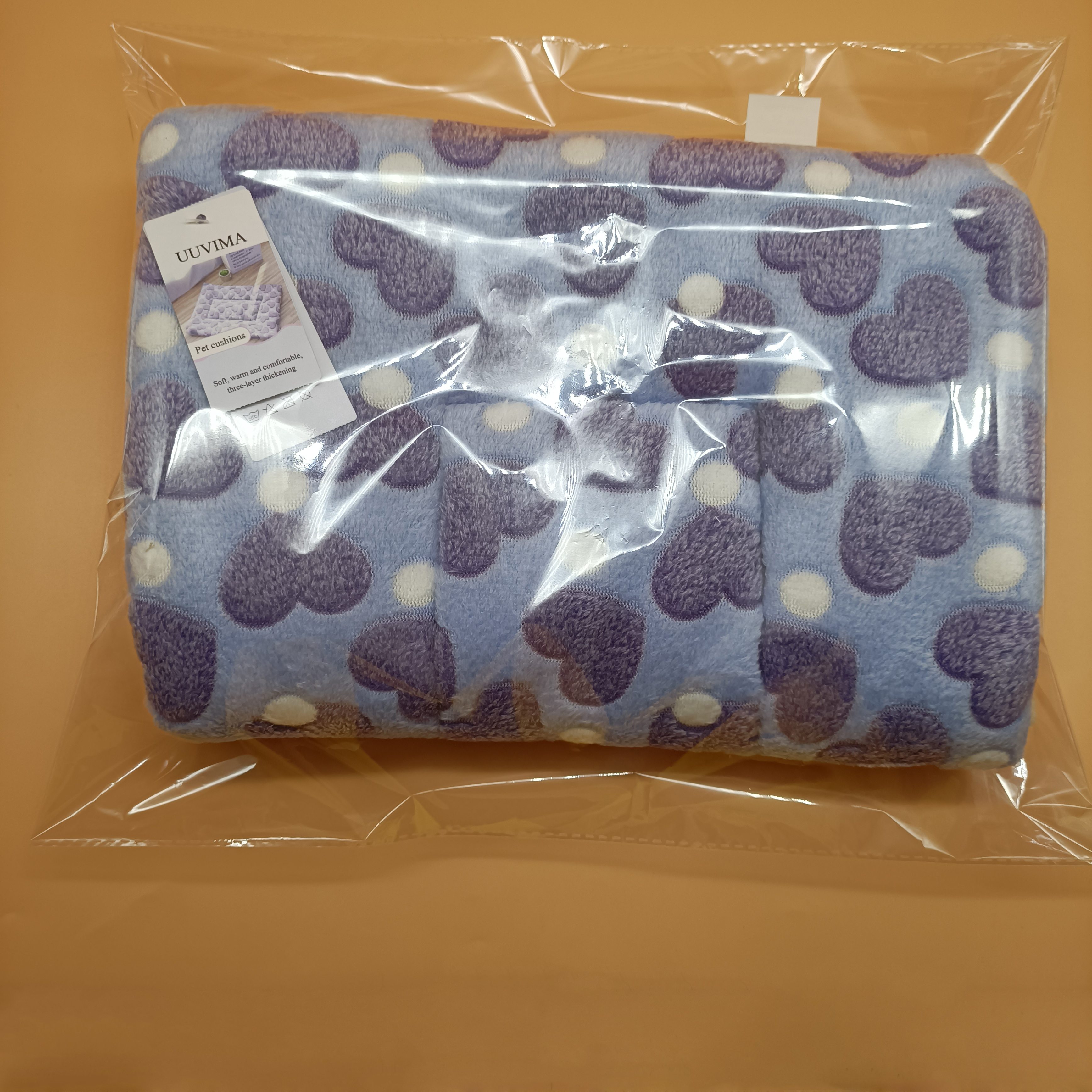 UUVIMA Pet cushions, super soft sleeping pet mat for small cats and dogs, fluffy kennel mat