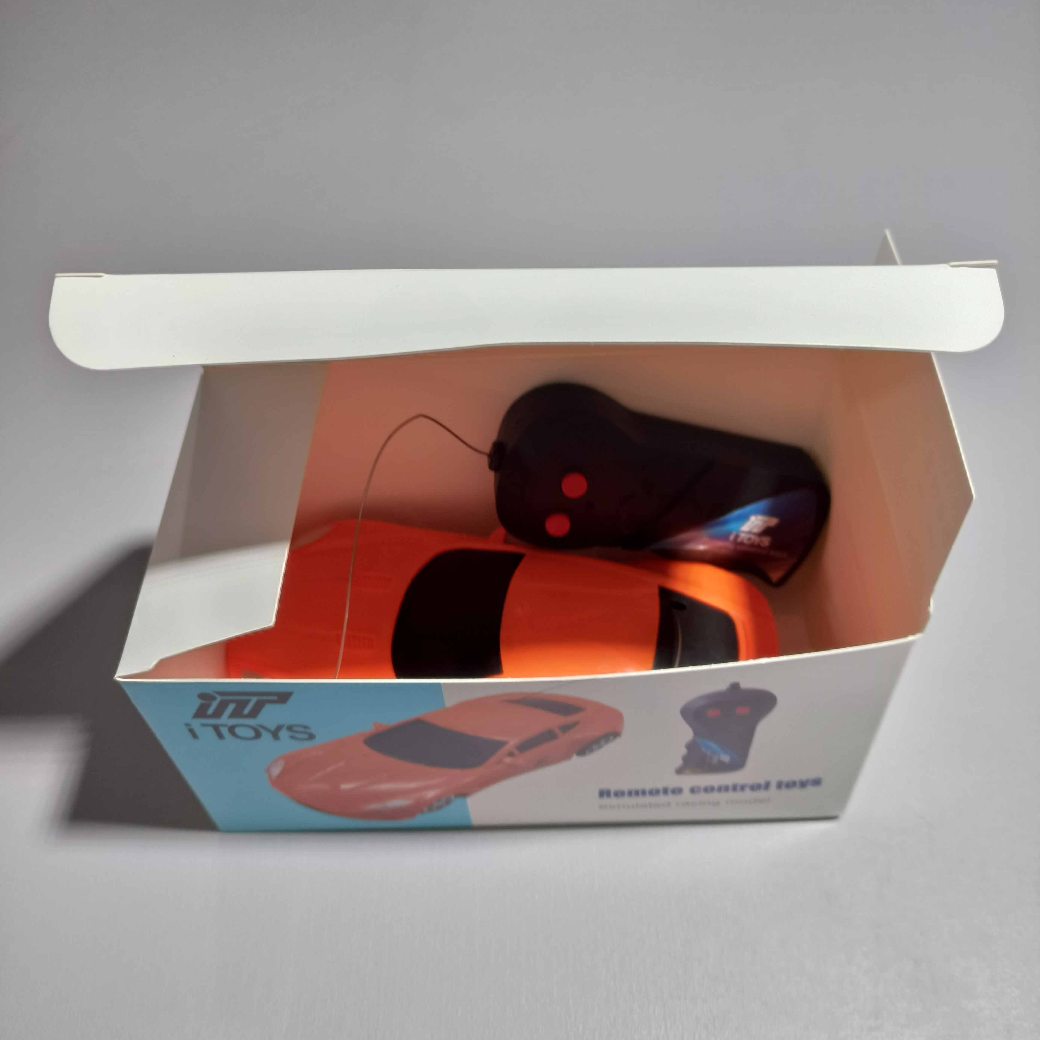 ITOYS Remote control toys,1/16 Scale Electric Remote Toy Racing for Age 3 4 5 6 7 8 9 Year （Orange）