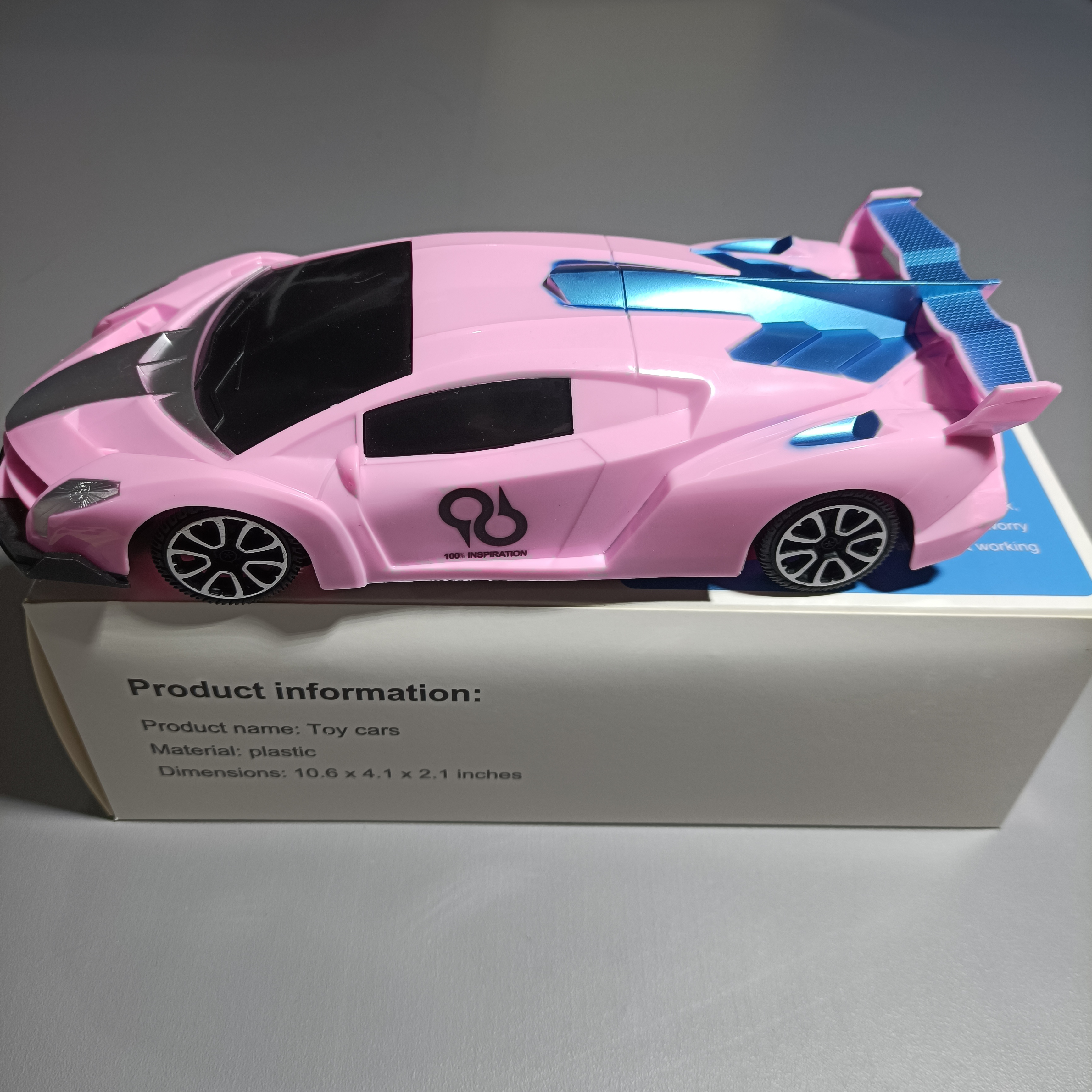 100% INSPIRATION Toy cars,Hobby Toy Vehiclefor Age 3 4 5 6 7 8 9 Year Old Boys Girls (Pink)
