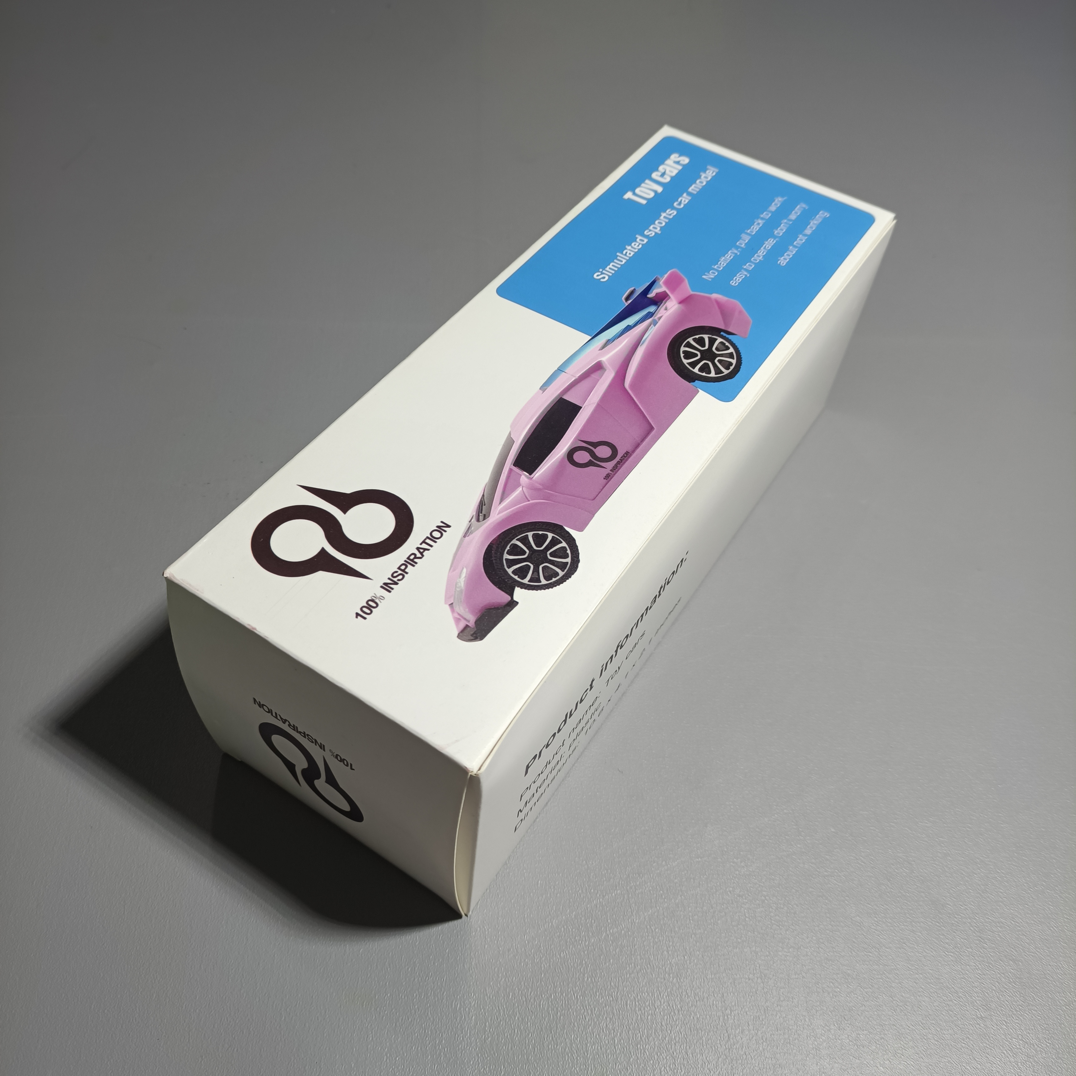 100% INSPIRATION Toy cars,Hobby Toy Vehiclefor Age 3 4 5 6 7 8 9 Year Old Boys Girls (Pink)